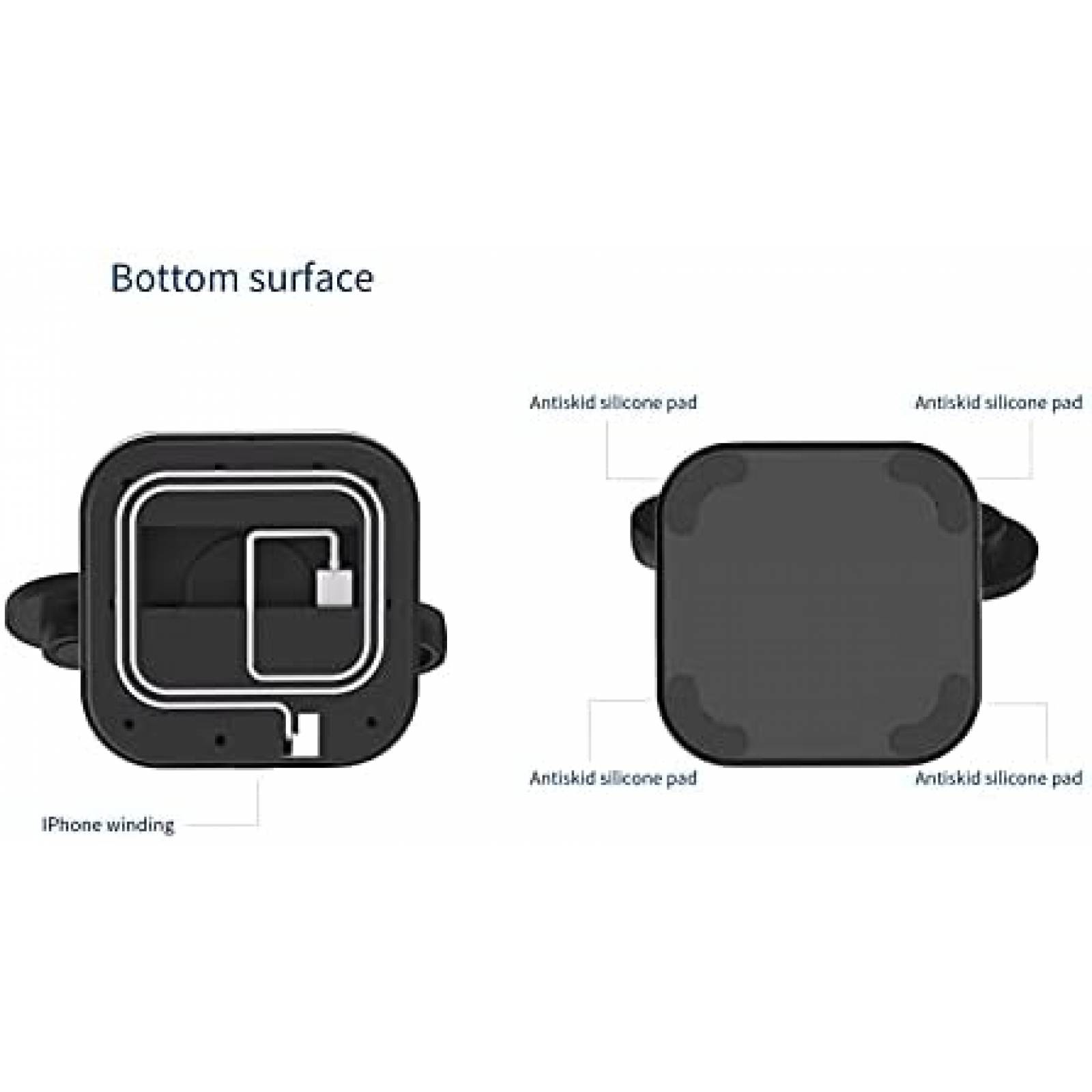 Soporte Cargador 3 en 1 Cricle para Celular/Audifonos/Reloj