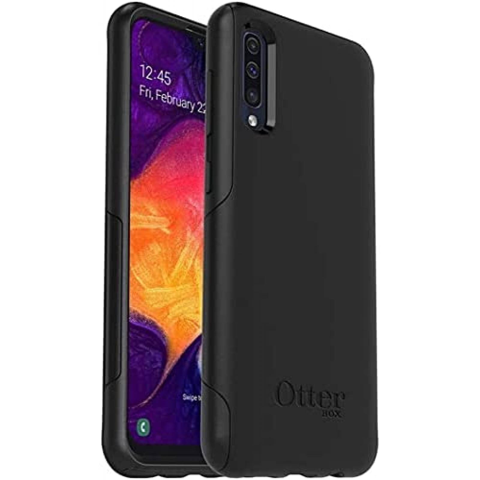 Funda+Mica OtterBox Commuter para Samsung Galaxy A50 -Negro
