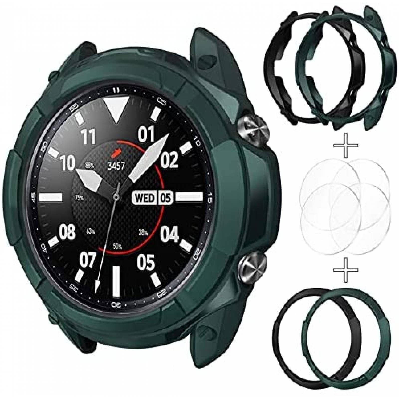 Accesorios de funda Kakurookie para Samsung Galaxy Watch 3