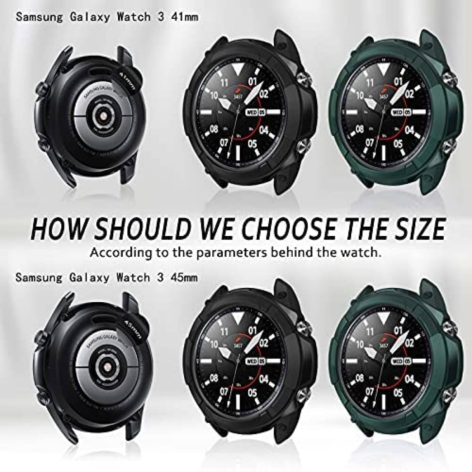 Accesorios de funda Kakurookie para Samsung Galaxy Watch 3