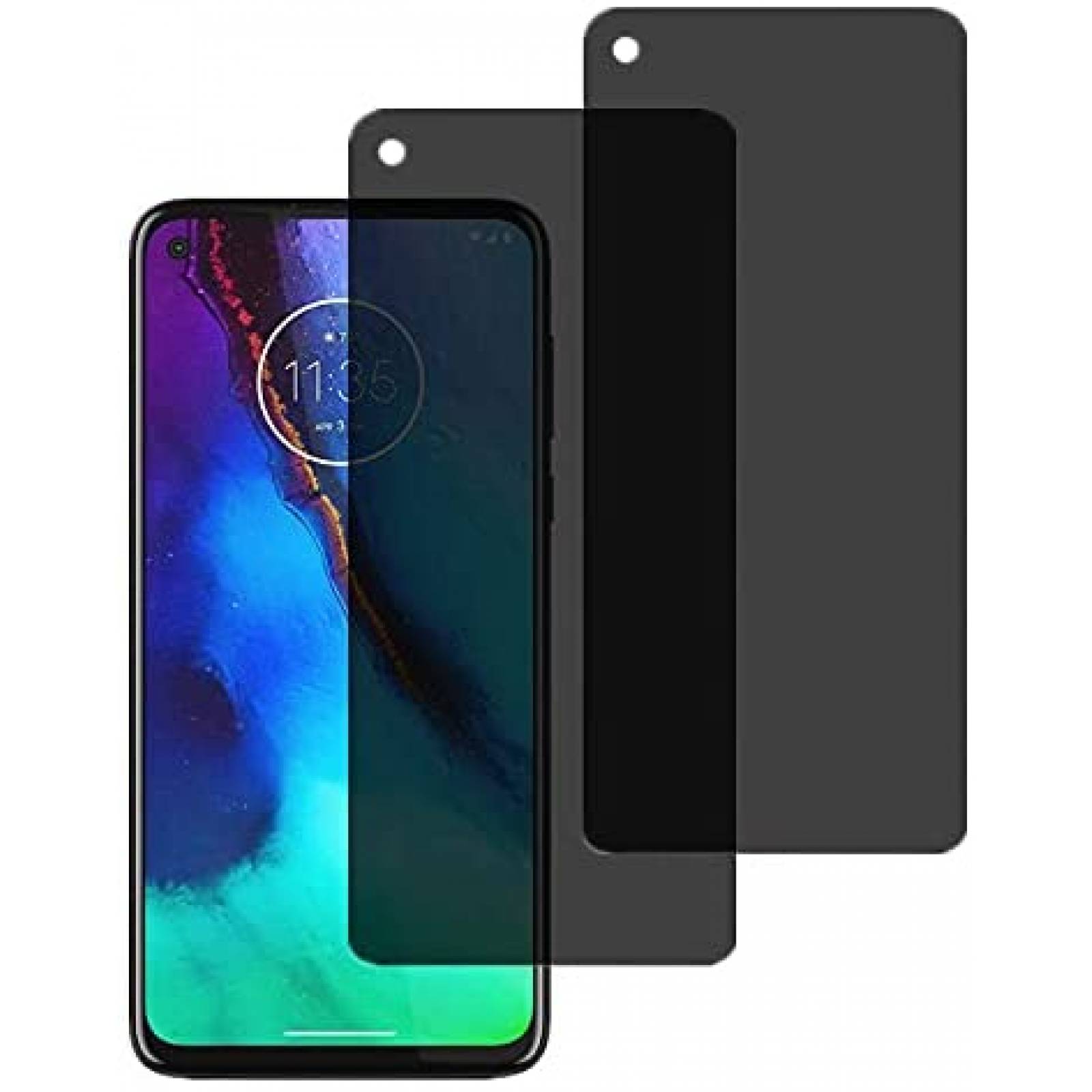 Filtro de Privacidad AISELAN para Moto G Stylus -Negro