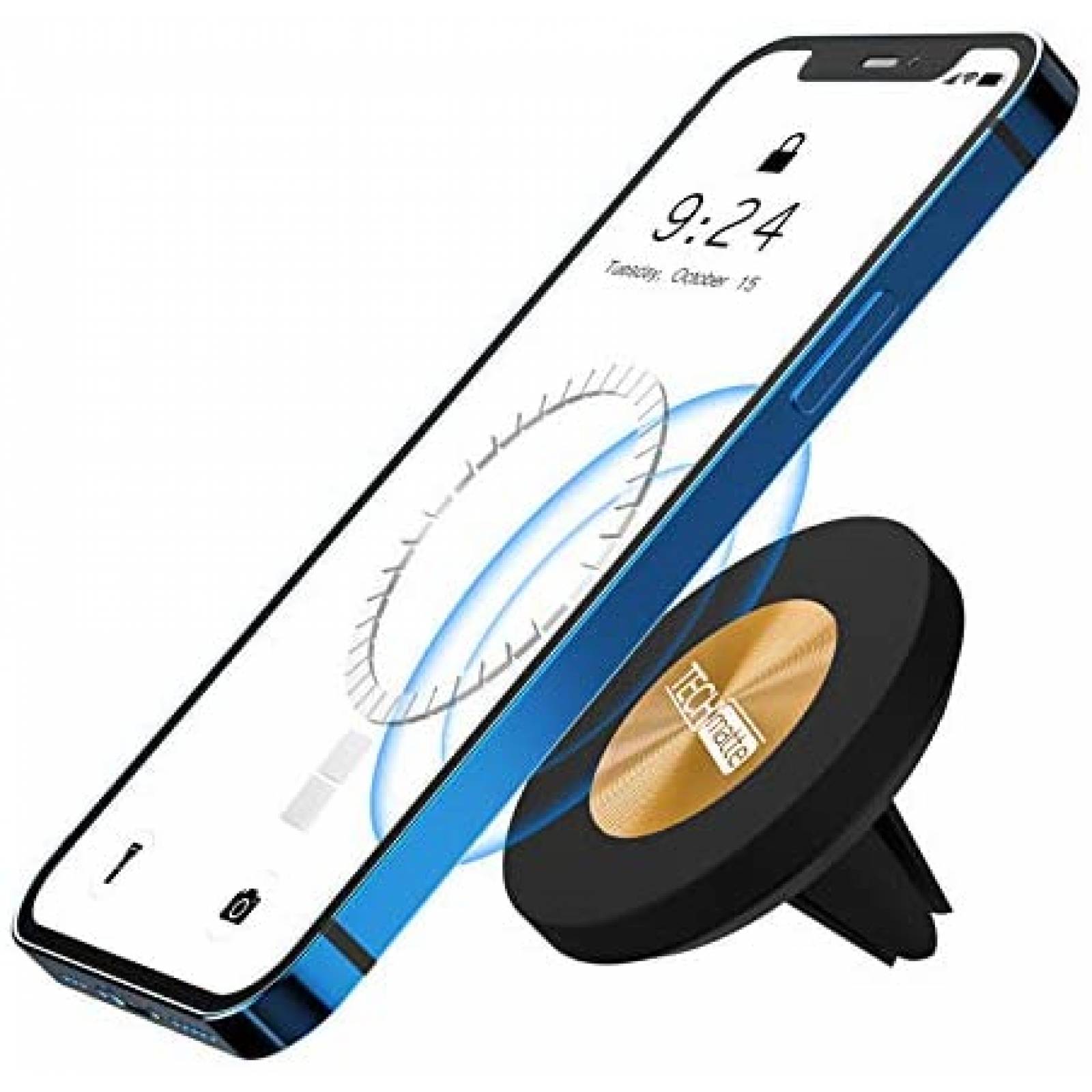 Soporte Magnetico para Celular TechMatte para iPhone -Negro