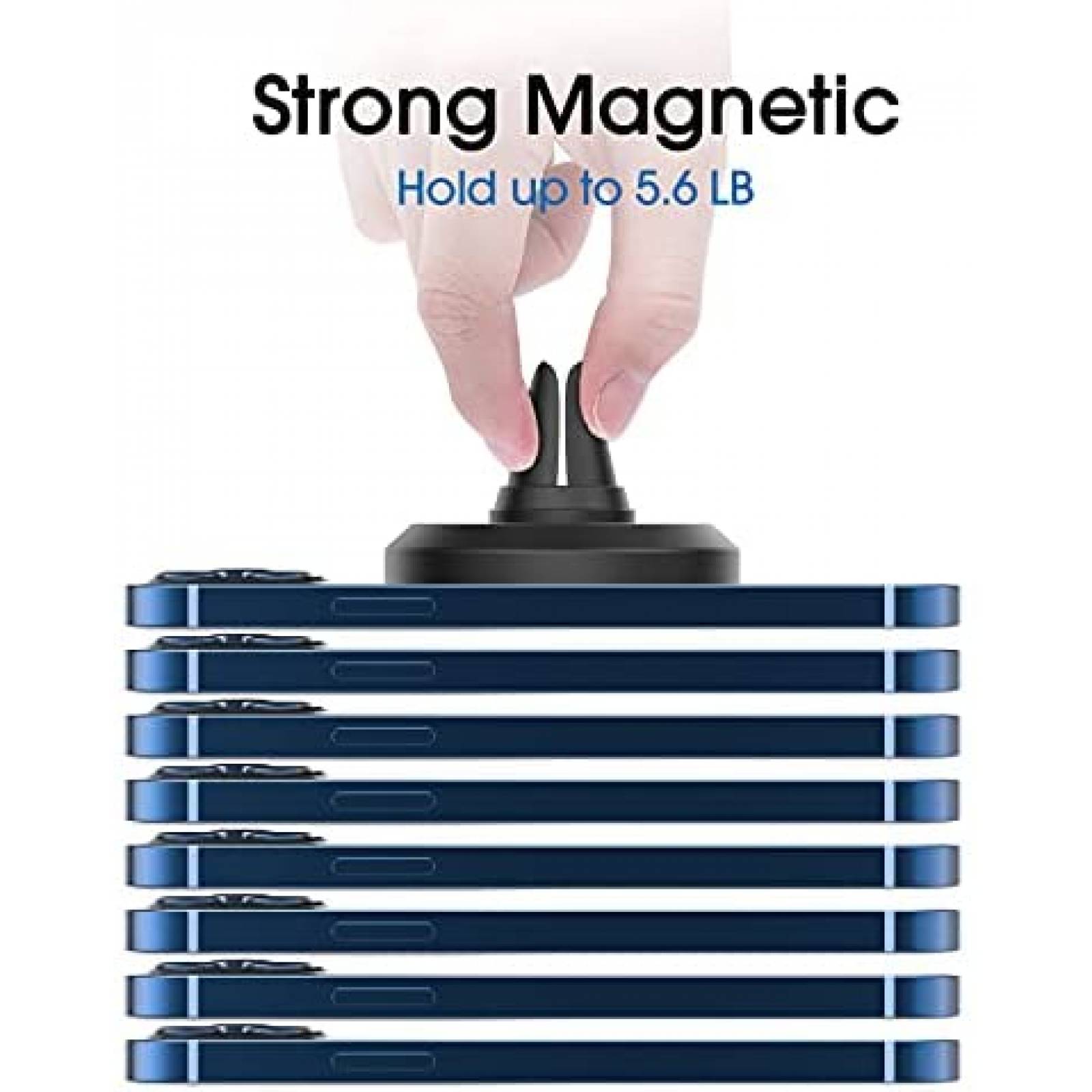 Soporte Magnetico para Celular TechMatte para iPhone -Negro