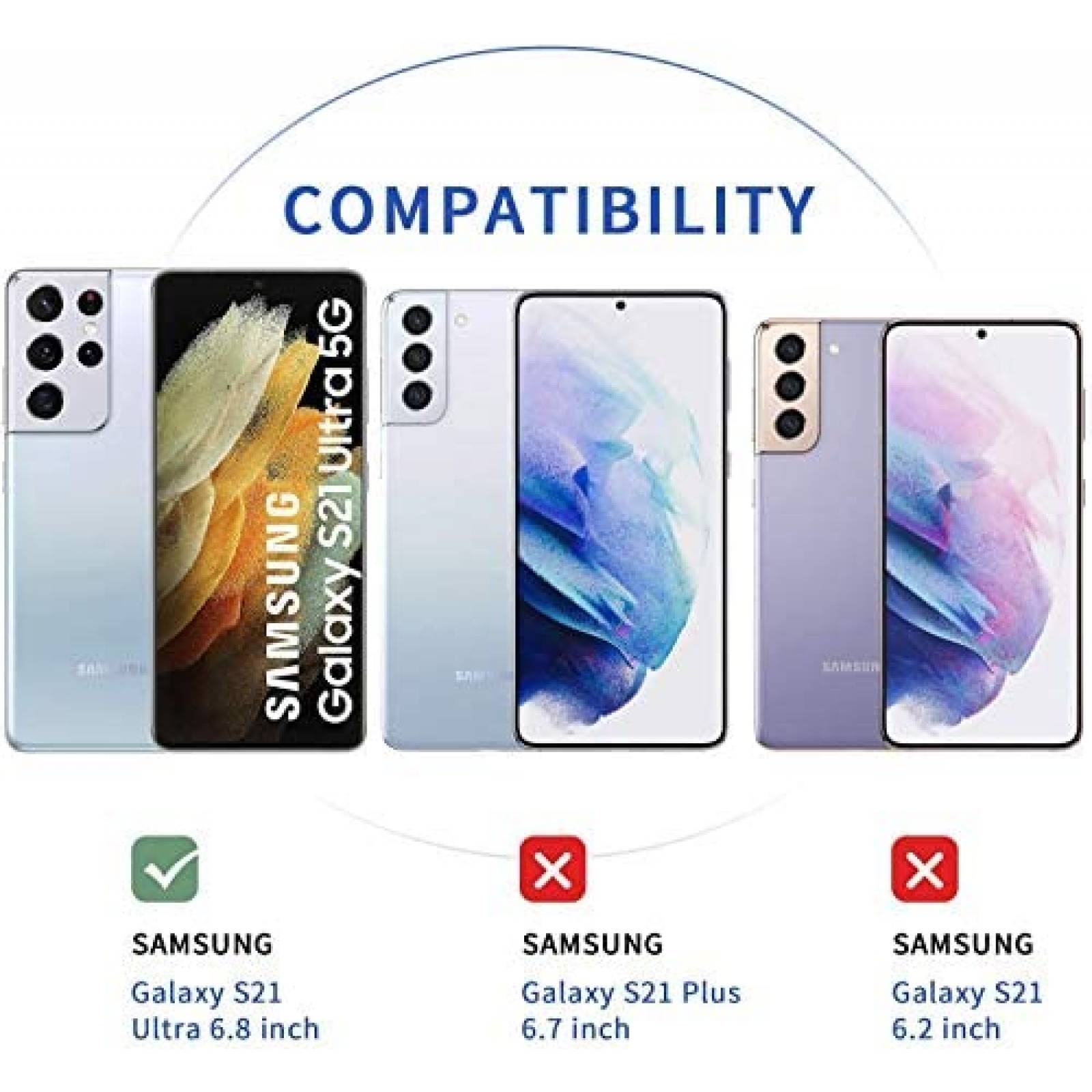 Protector para Galaxy S21 Laflit de privacidad 6.8