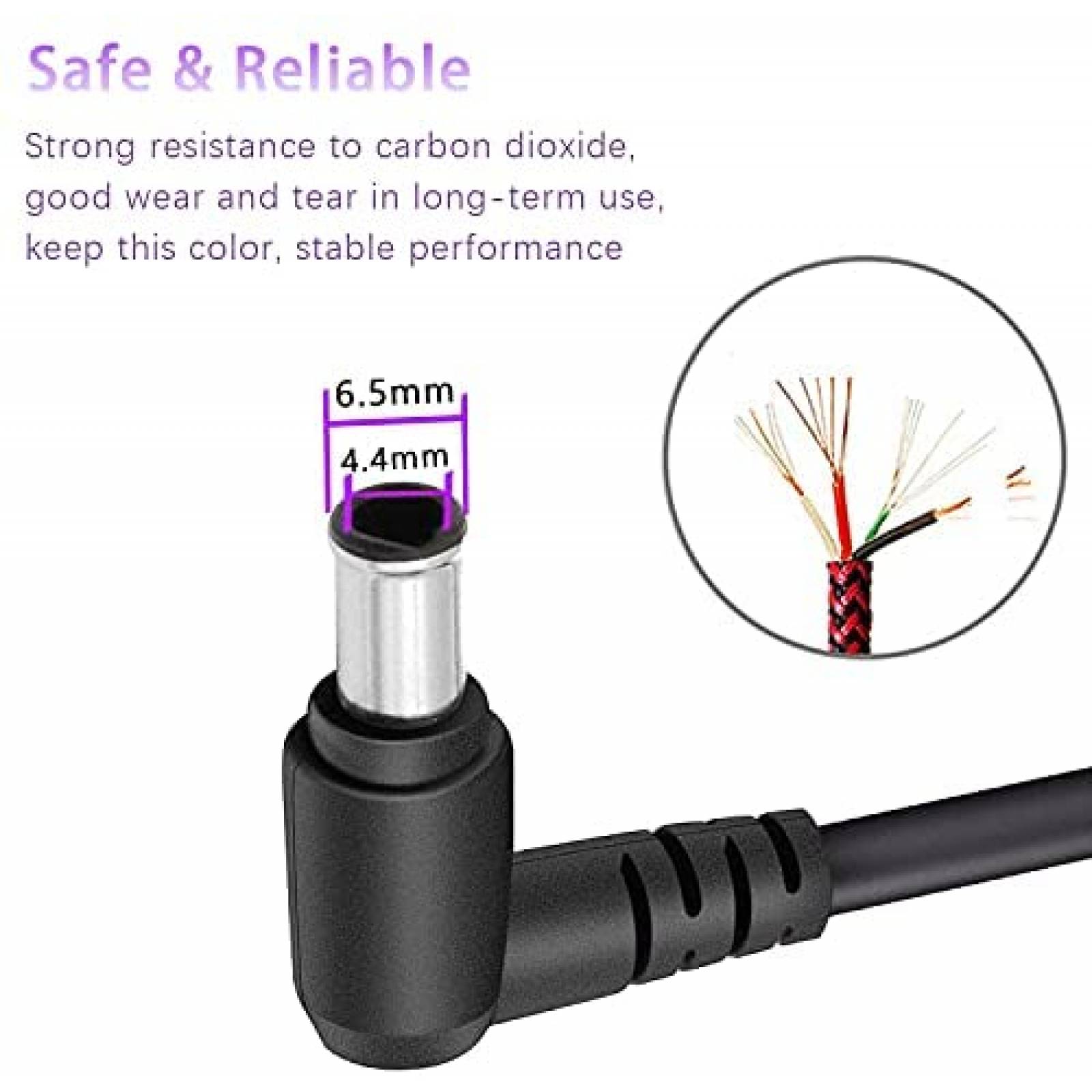 Cargador AISENBO 20V 4A para Monitor LG 19'' a 27'' -Negro