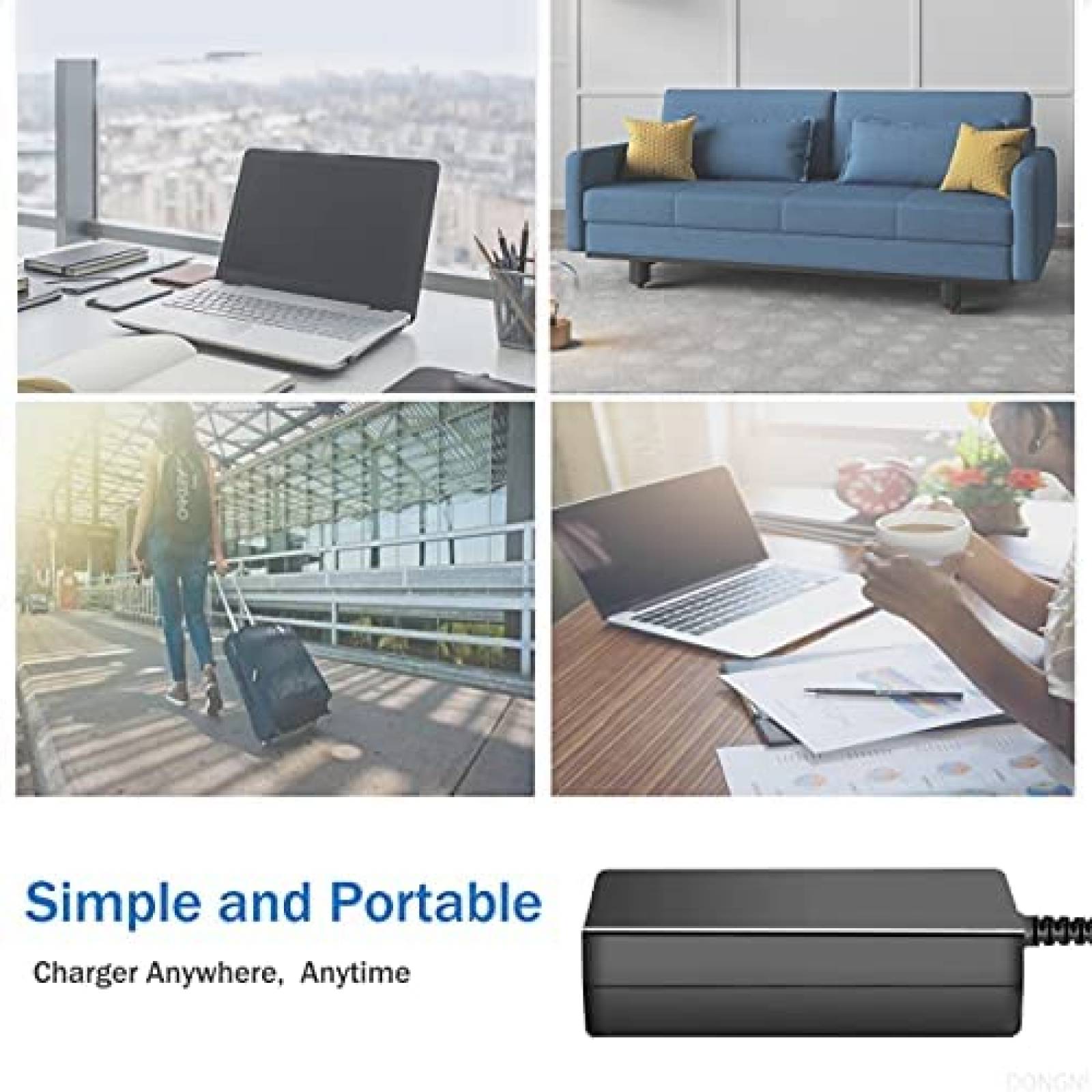 Cargador Laptop DONGNI DL65190342 65W Compatible Bluetooth