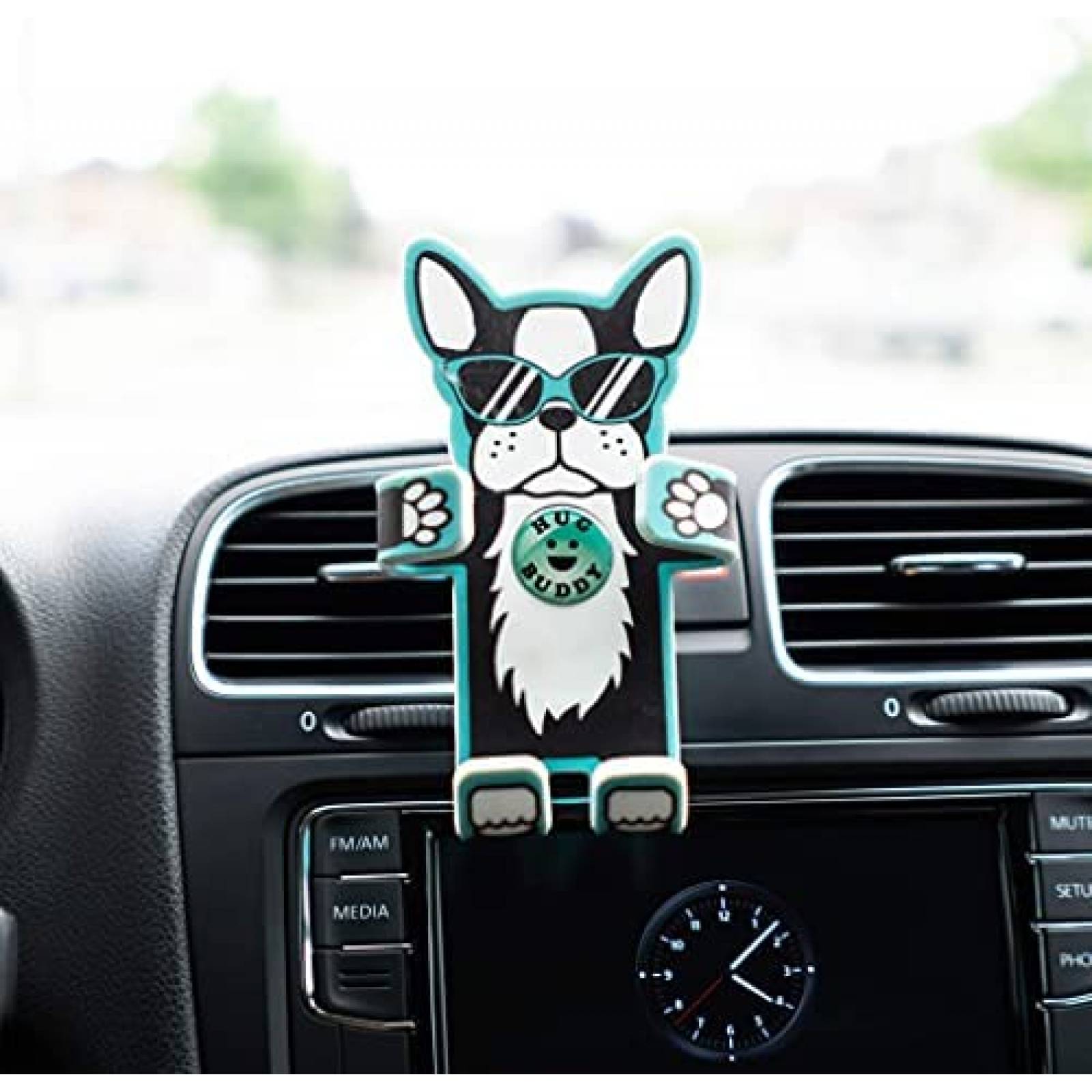 Soporte de ventilacion para coche Hug Buddy Boston Terrier