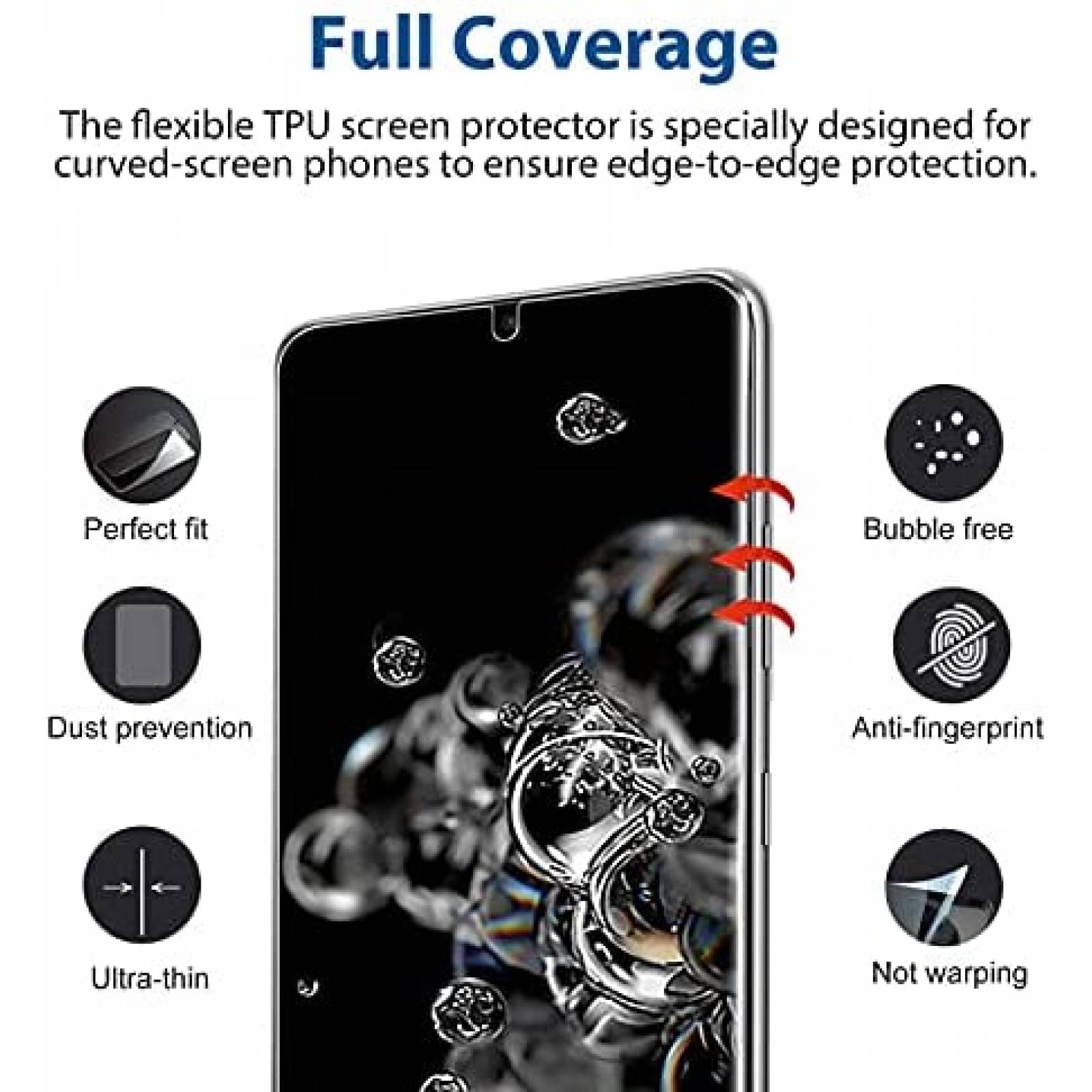 Protector Pantalla PHISIMOO Galaxy S20 Ultra 6.9" Privacidad