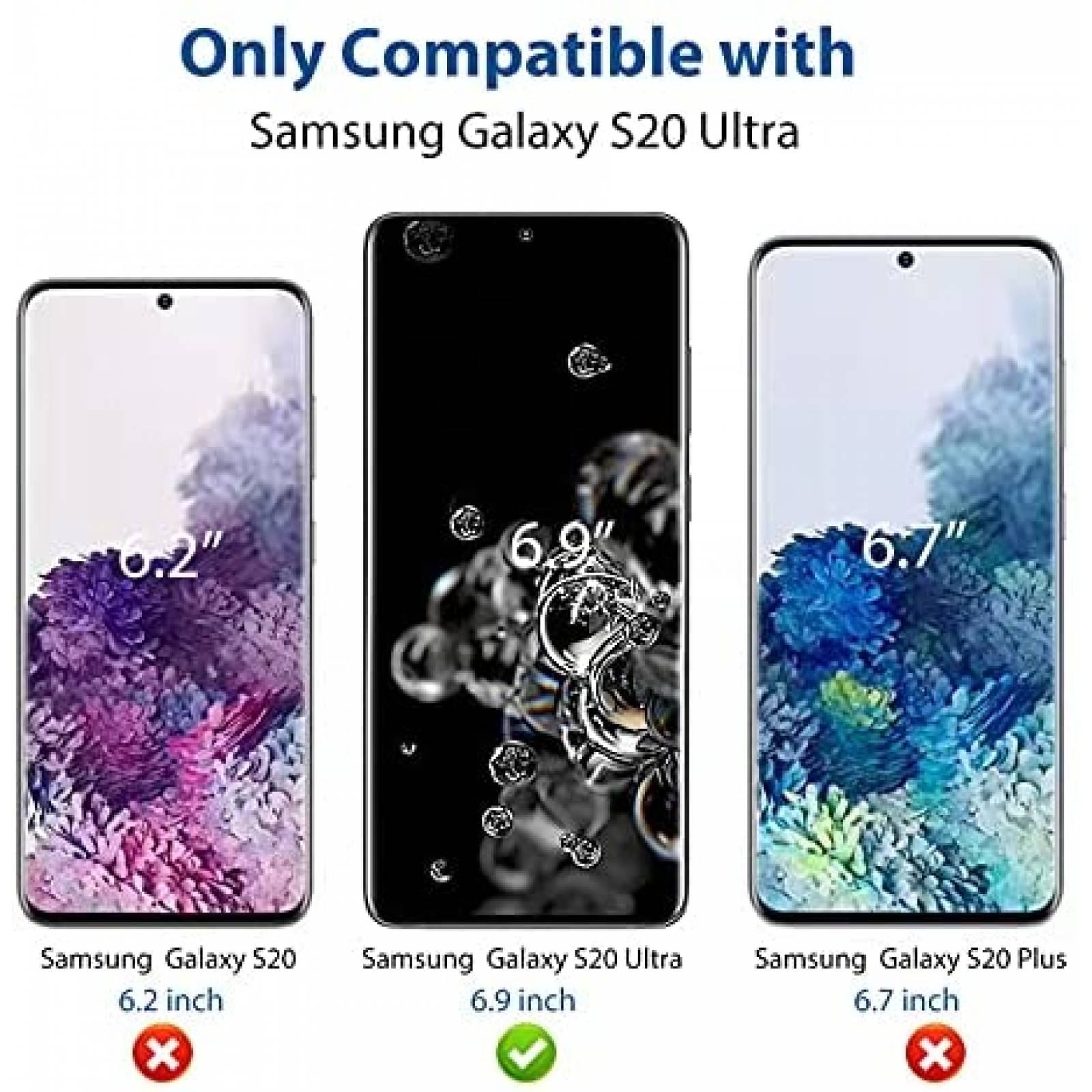 Protector Pantalla PHISIMOO Galaxy S20 Ultra 6.9" Privacidad