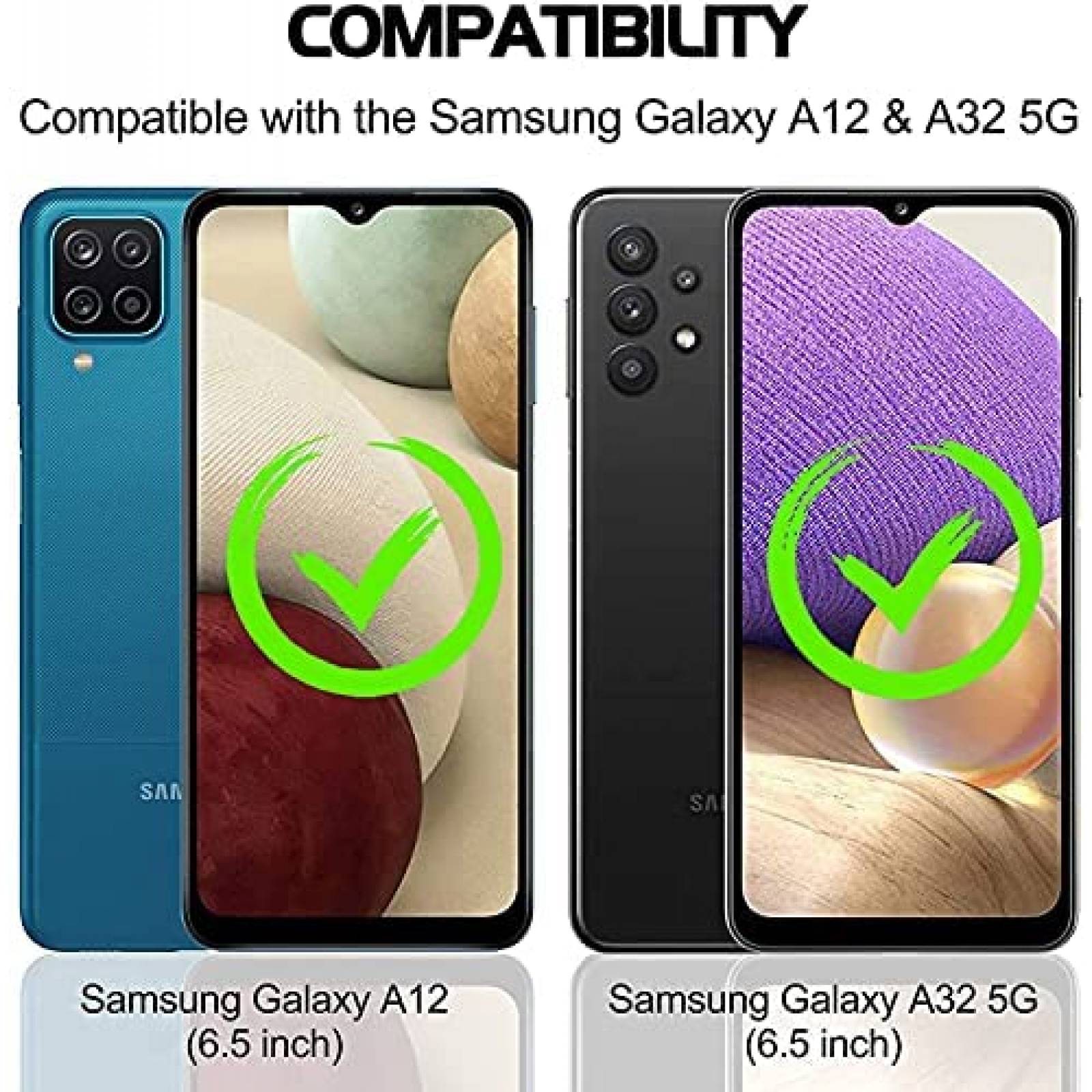 Protector SUKER 2 Pzs Compatible Con Galaxy A12 / A32 5G