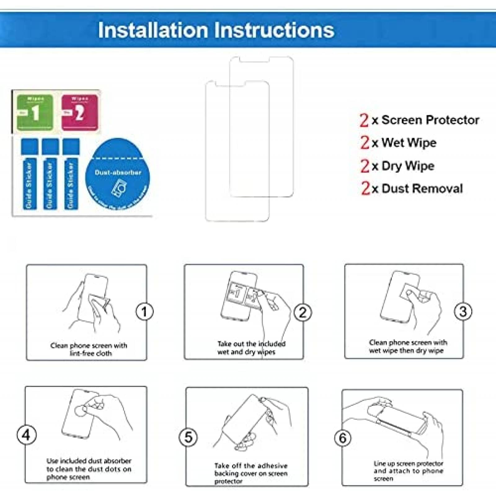 Funda + Mica QCMM para AT&T Fusion Z 2 Pzs -Multicolor