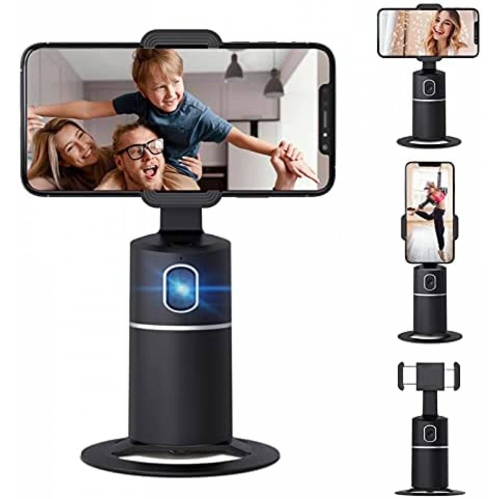 Tripie NYOOLO Seguimiento Facial Automatico 360 -Negro