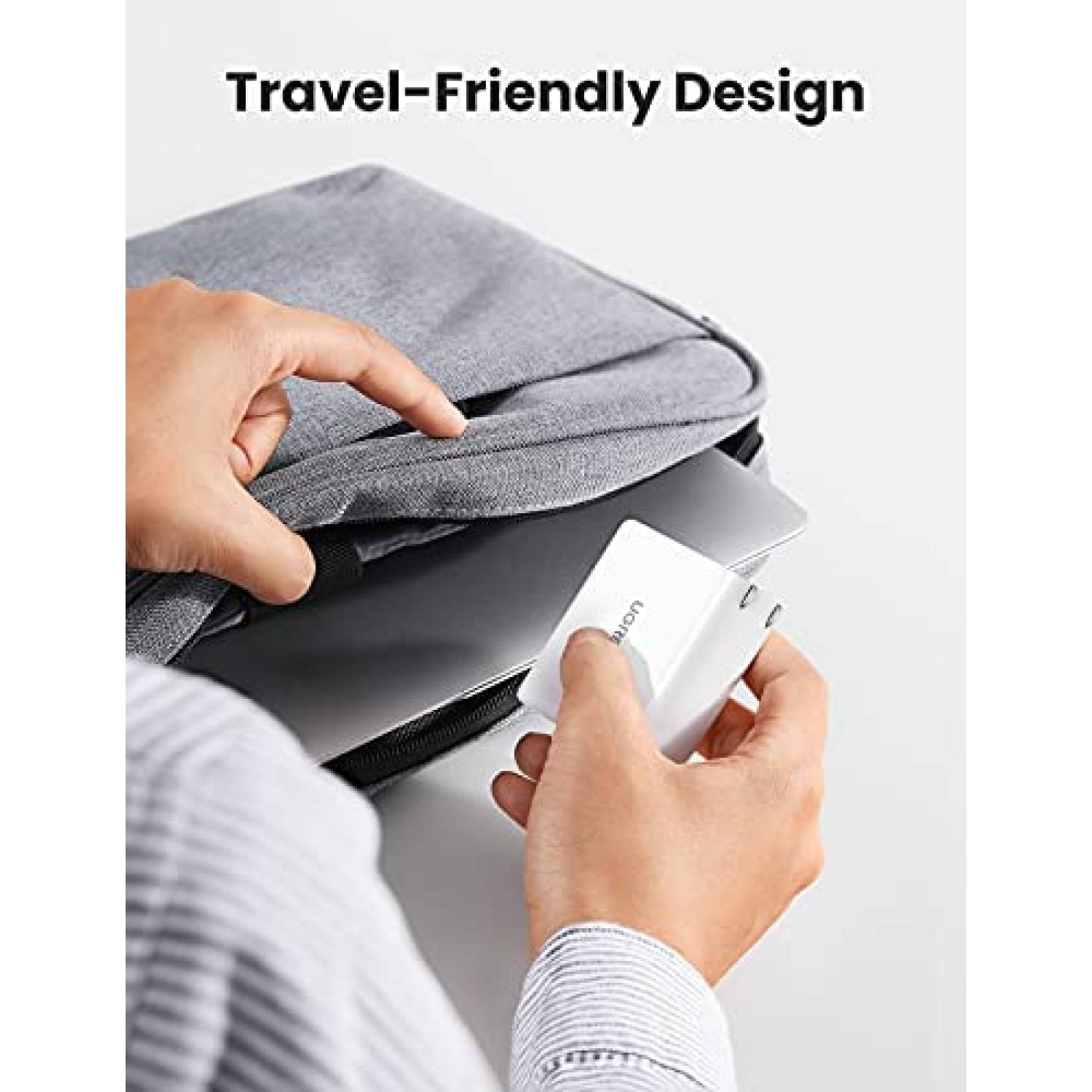 Cargador USB C UGREEN 40W Dual USB C PD 2 puertos -Blanco