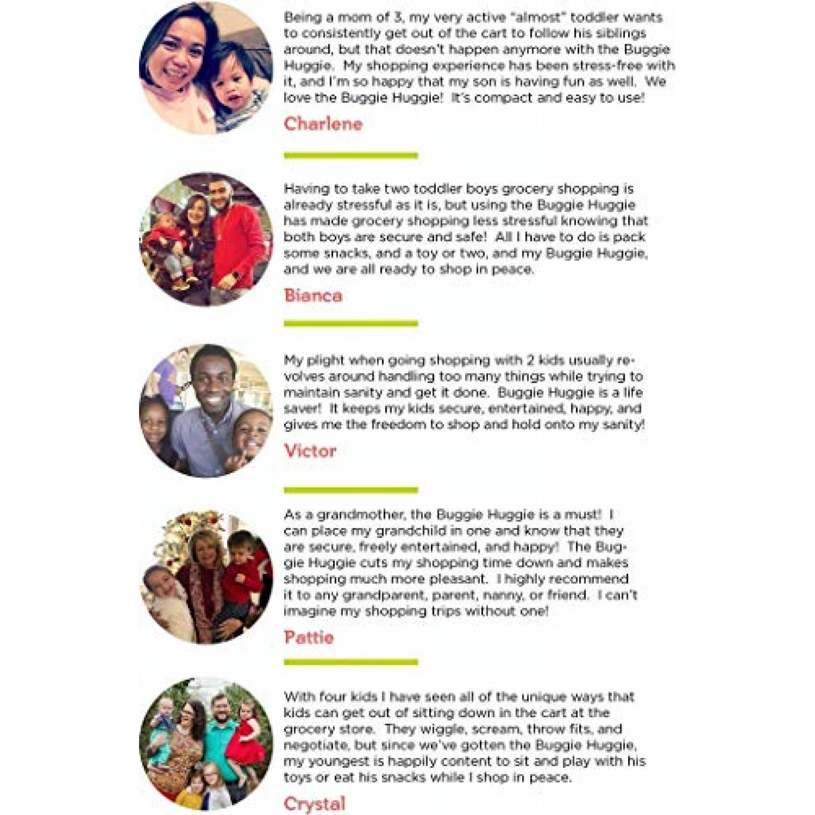 Bandeja de Seguridad para Carrito de Compras Buggie Huggie