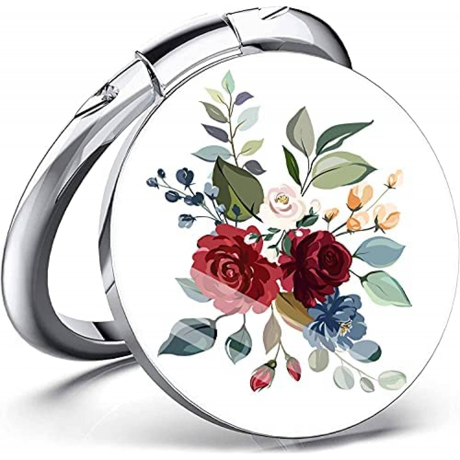 Soporte de anillo para celular Quteto universal -Blanco