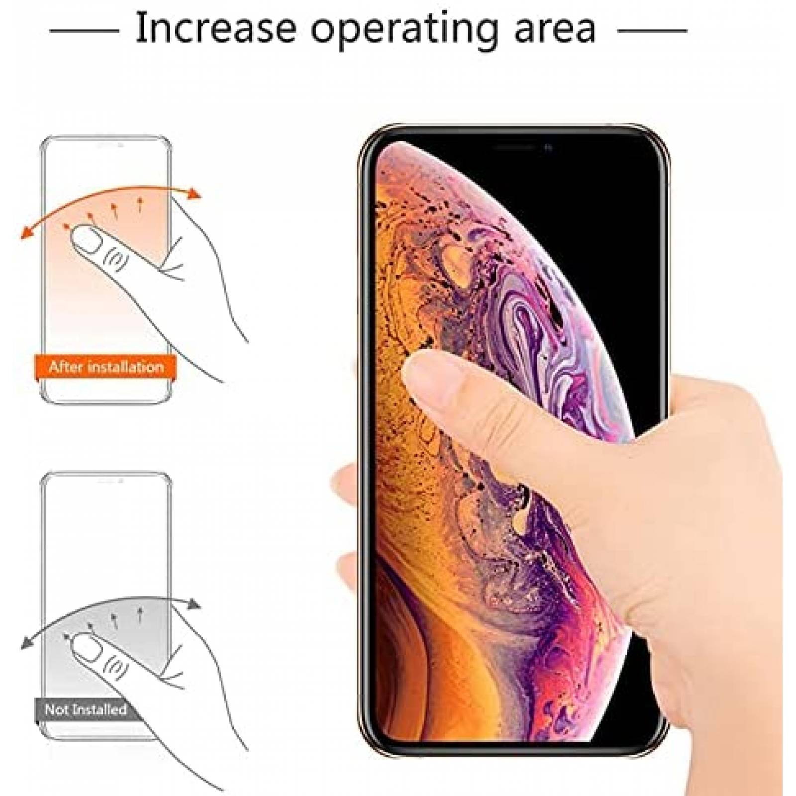 Soporte de anillo para celular Quteto universal -Blanco