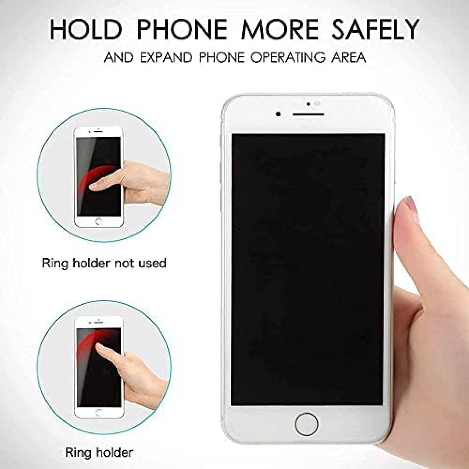 Soporte para celular ZBRO Paquete de 4 plegable -Blanco