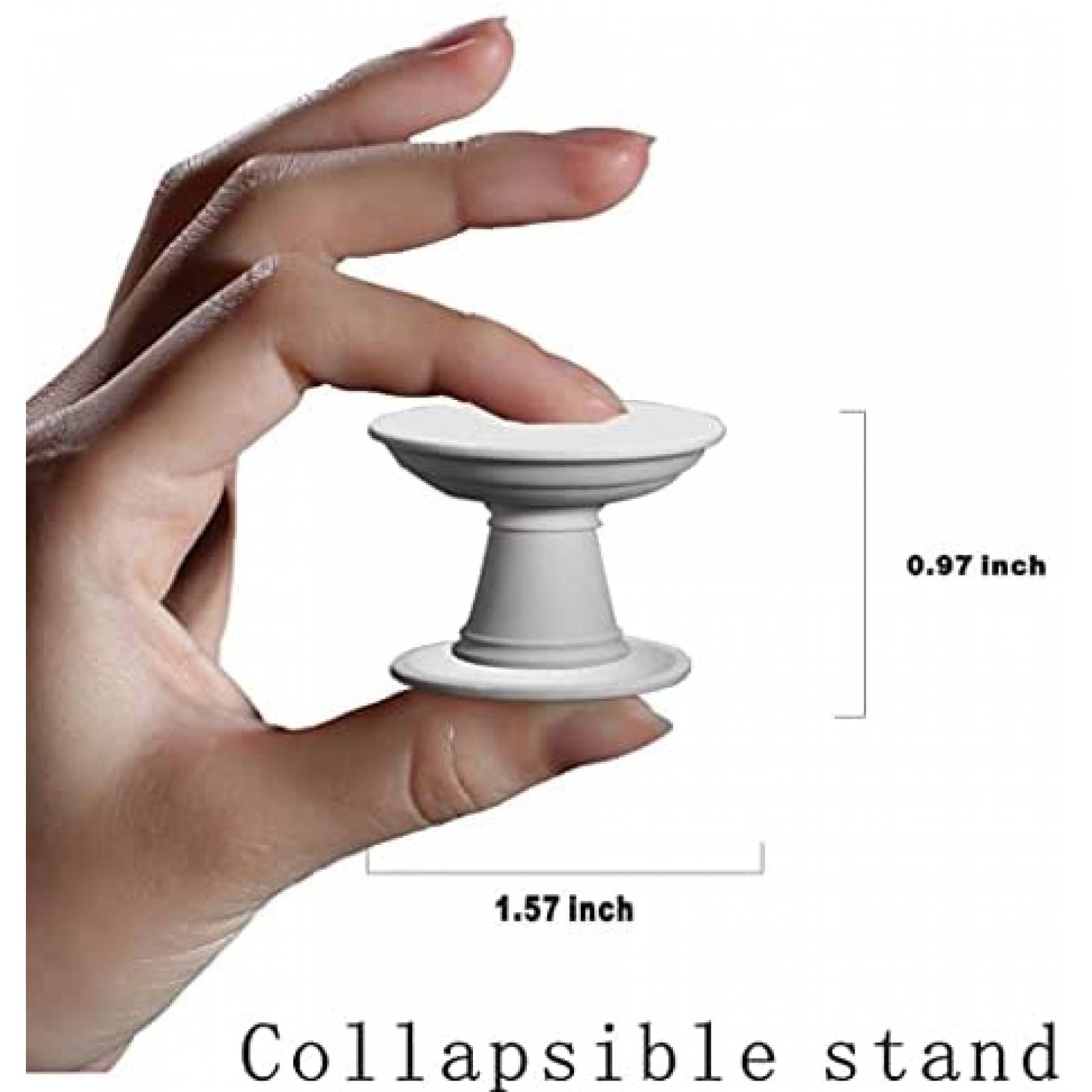 Soporte para celular ZBRO Paquete de 4 plegable -Blanco