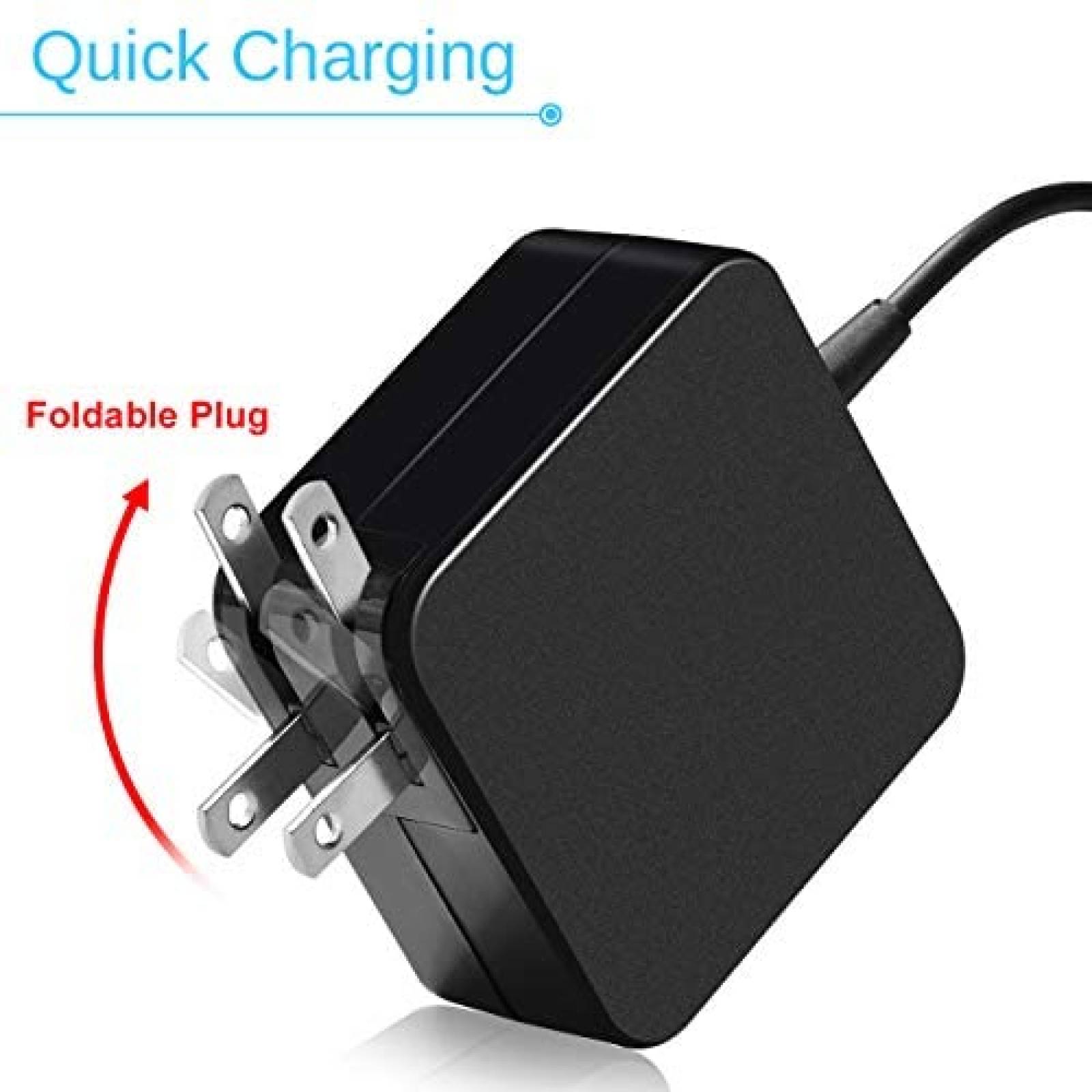 Cargador Universal LQM para Lenovo Ideapad de 45W -Negro