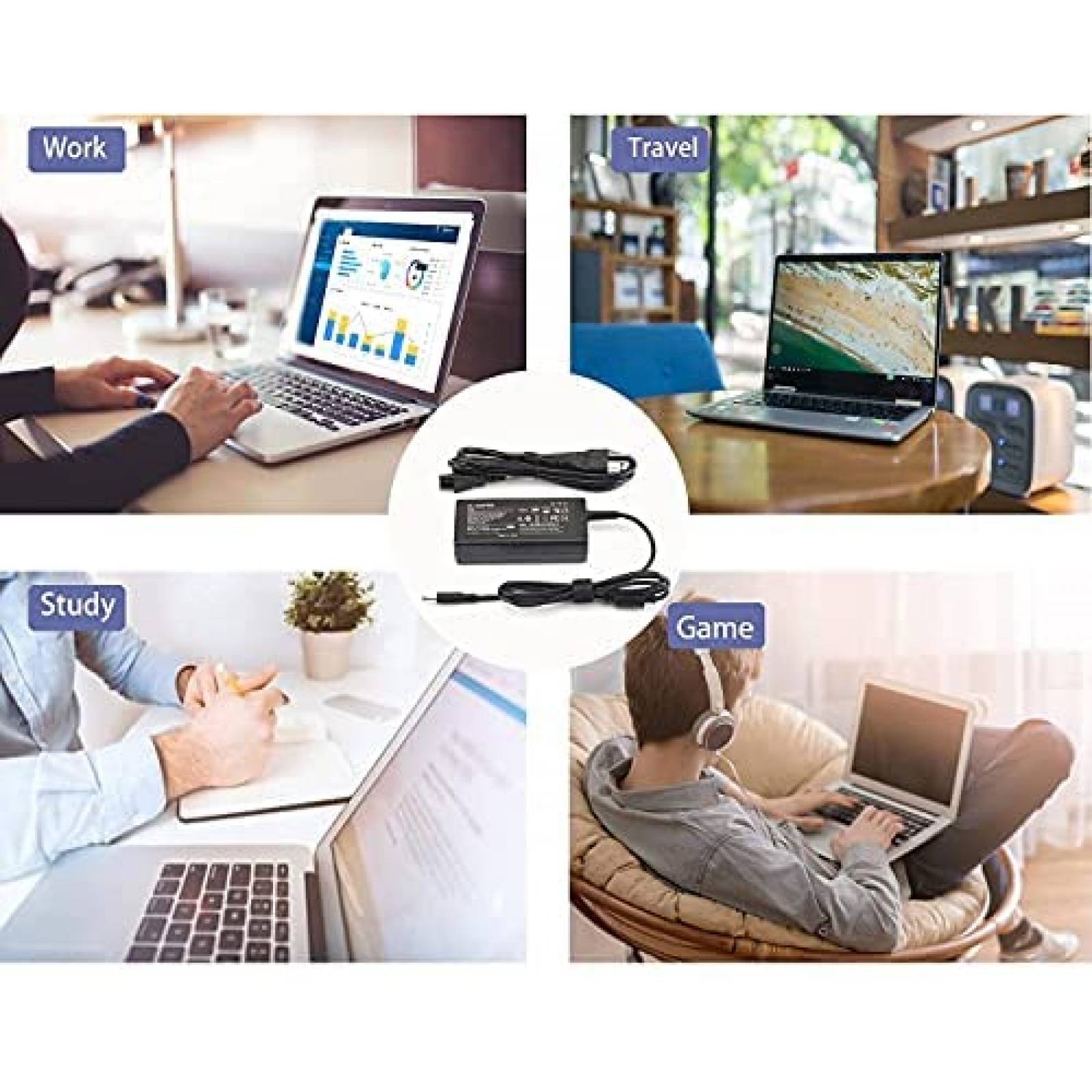 Cargador de ordenador portatil GELINTO para Dell Inspiron