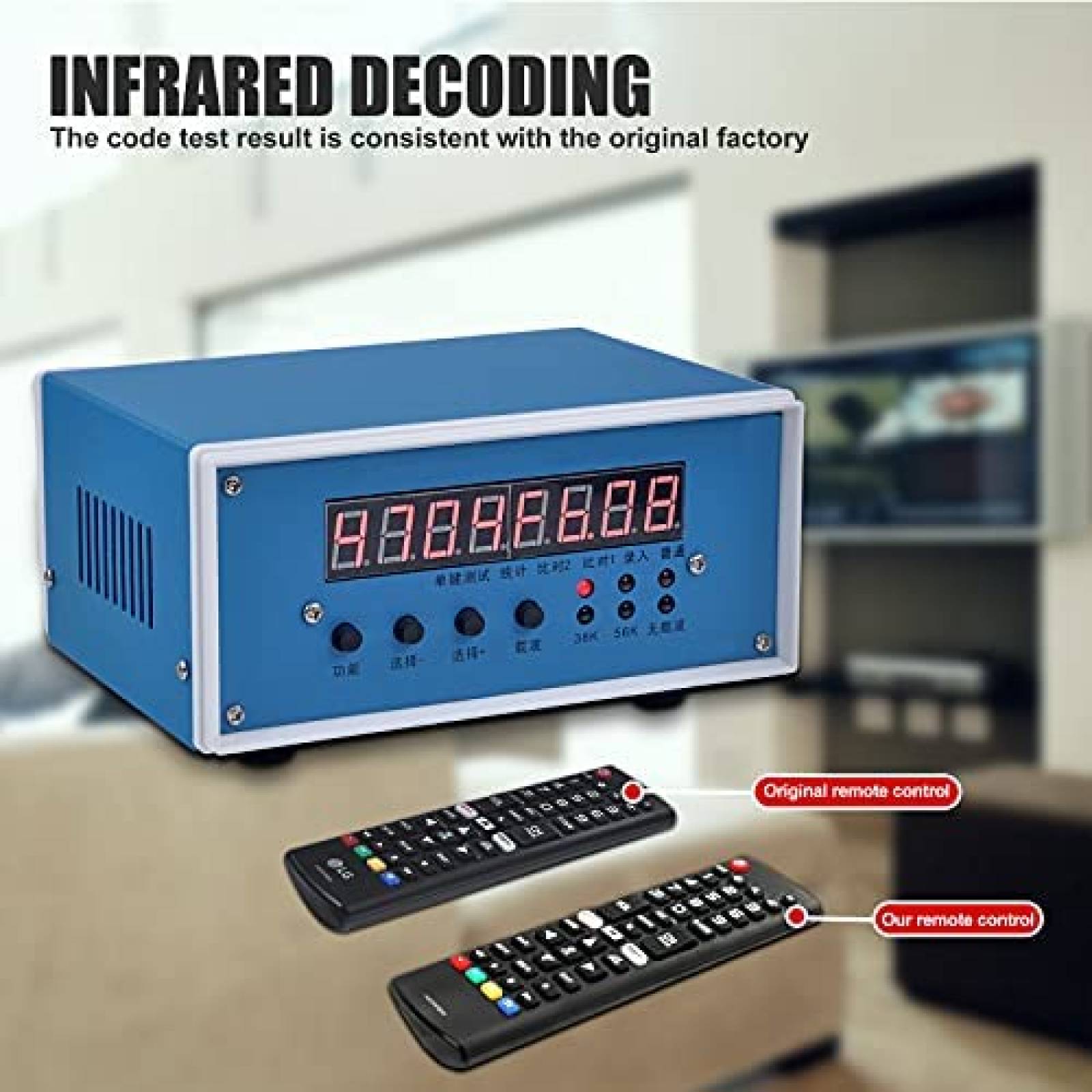 Control para smart TV LG LCD Molvgoc AKB75375604 -Negro