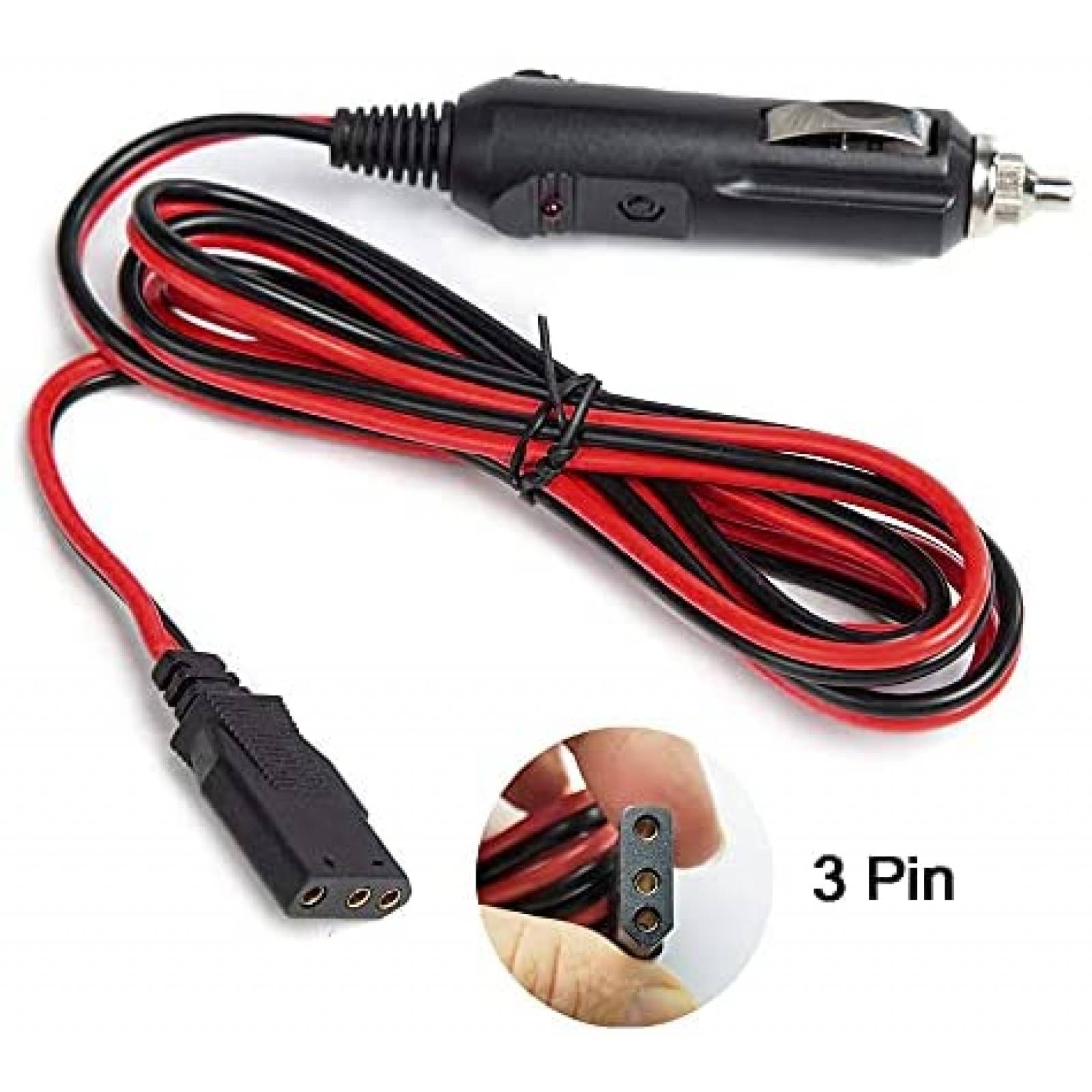 Cargador de Cigarrera para Auto KOQICALL 15 Amp 2 Pzs -Rojo