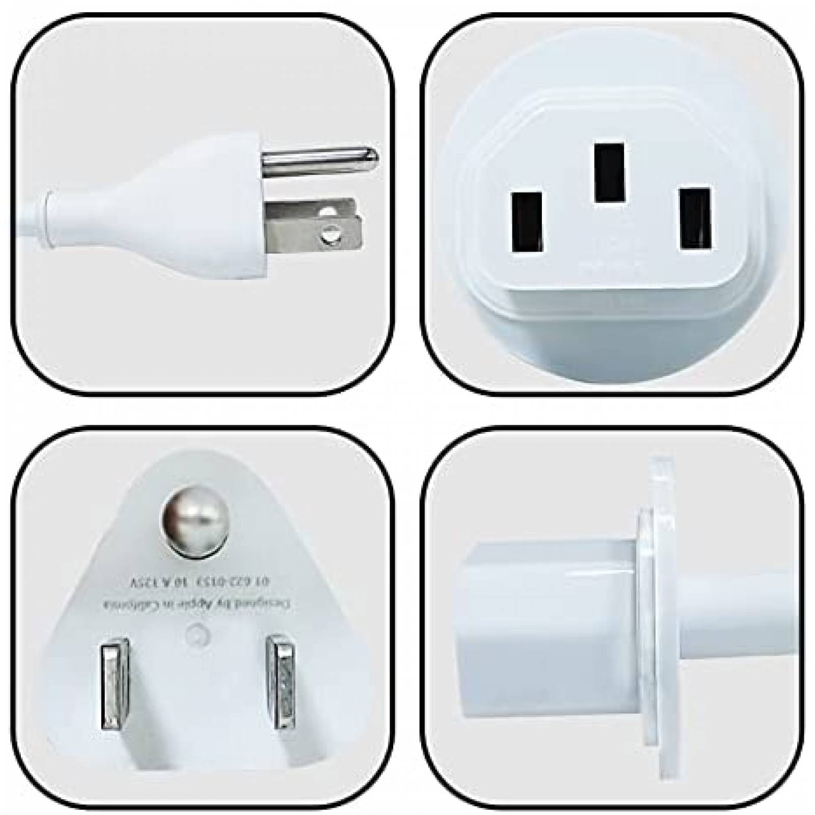 Extension cable de energia para Mac Rhinenet 6ft -Blanco