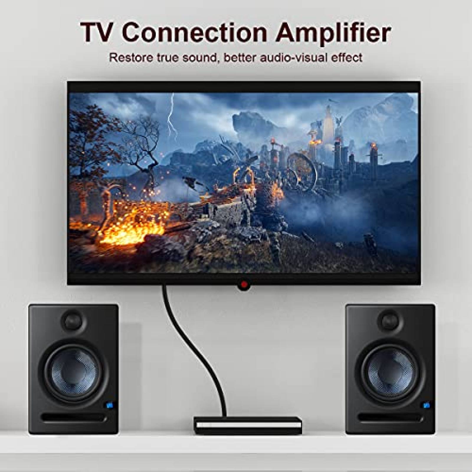 Cable Audio SOUNDFAM SM-TZMM Subwoofer RCA Amplificador