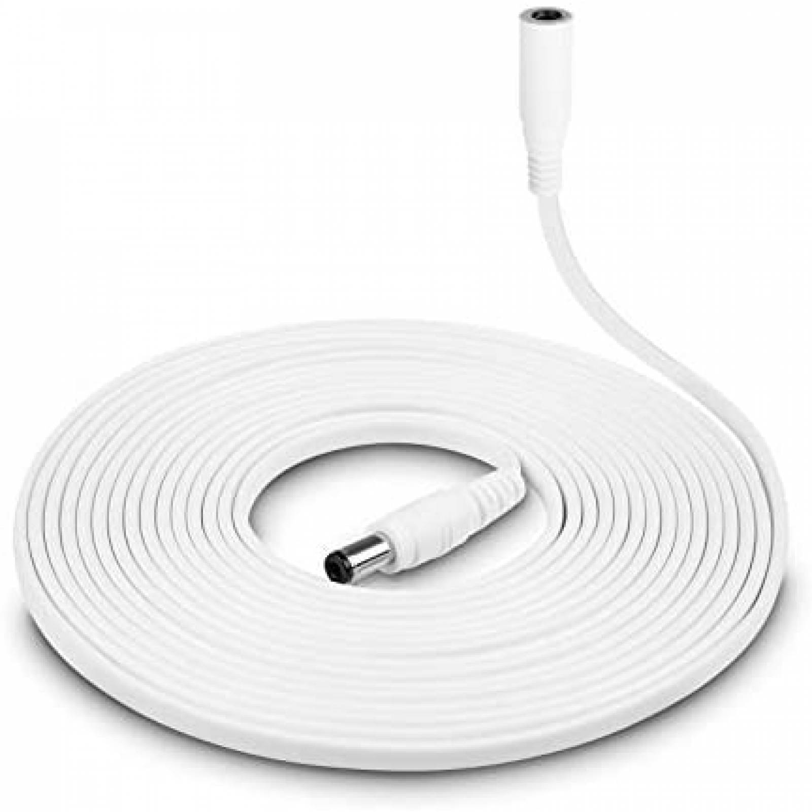 Cable energia Alexa macho a hembra LOL PARTY 16ft -Blanco