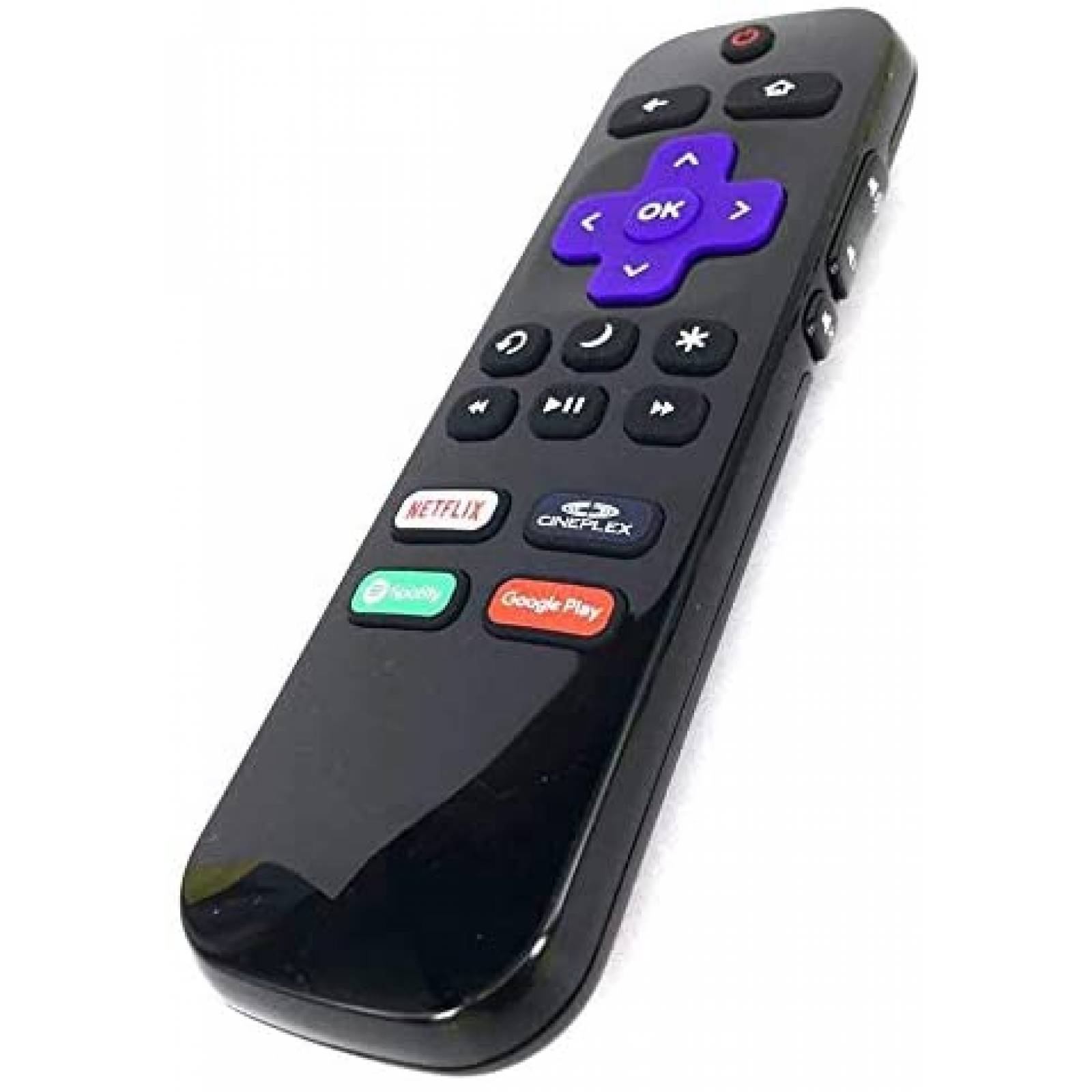 Remplazo control para dispositivo Roku TV Elekpia -Negro