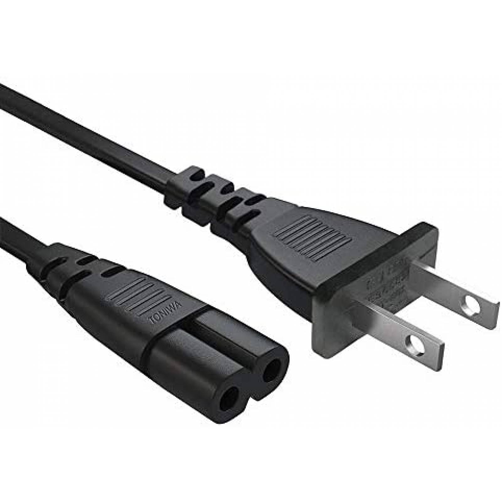Cable Fuente poder TONIWA 10 pies AC 4K 10 Amps -Negro