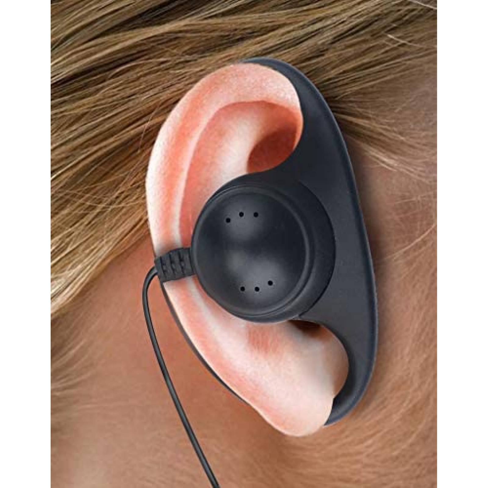 Auricular Yolipar para radio Motorola Forma de D -Negro