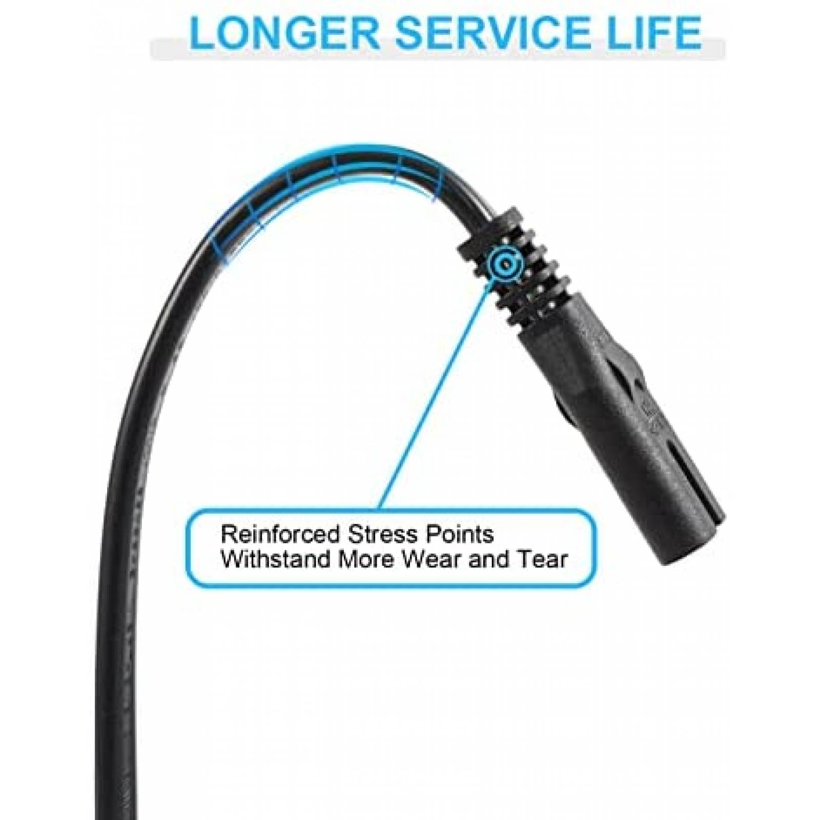 Cable de poder para television Samsung TONIWA 15ft -Negro