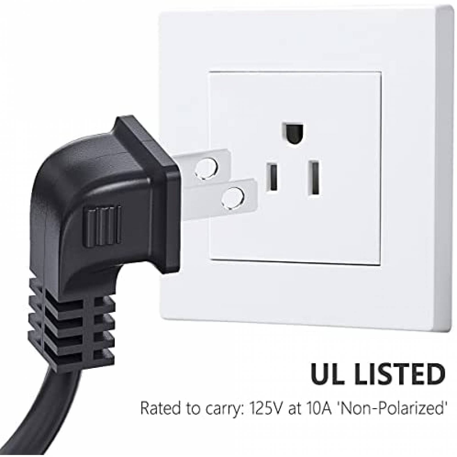 Cable de Alimentacion Ancable 12ft de 90 para Samsung TV