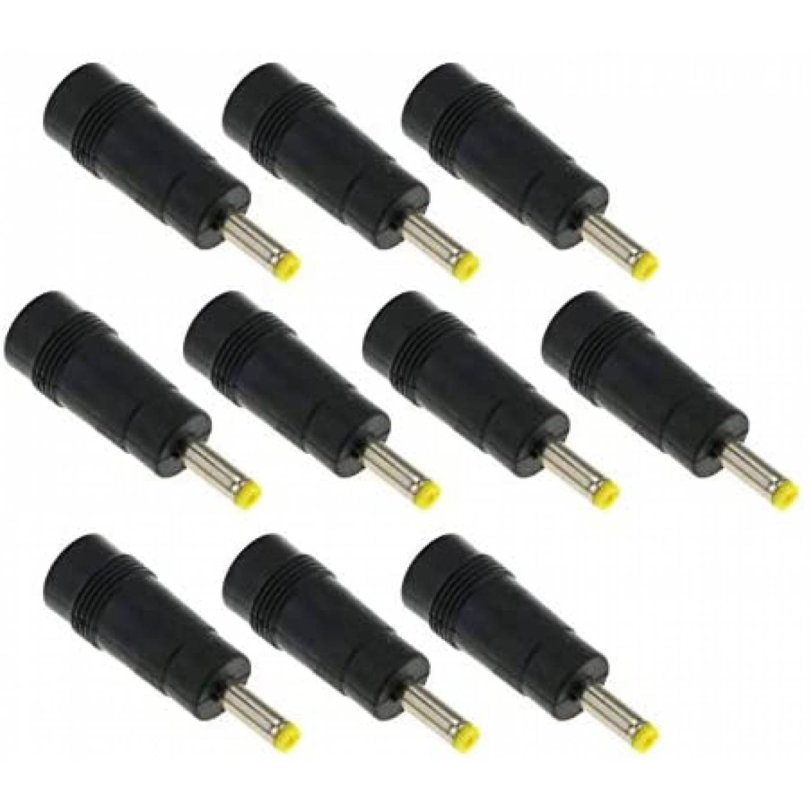 Adaptador E-outstanding 10Pzs Jack DC Power -Negro