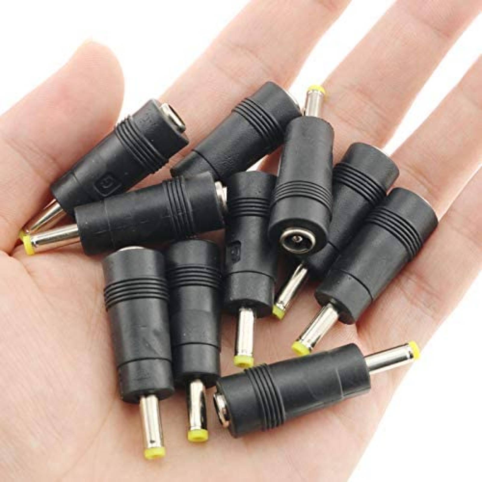 Adaptador E-outstanding 10Pzs Jack DC Power -Negro