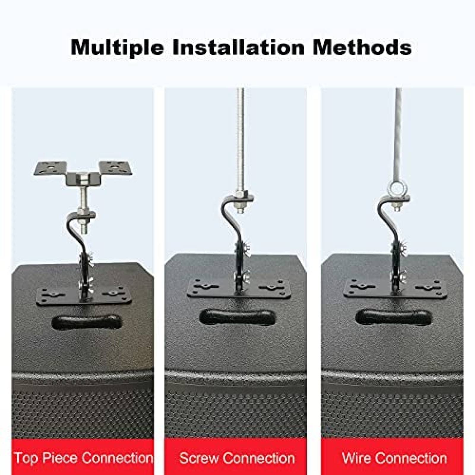 Soporte para Bocinas Howonder SPS-506D de 90 2 Pzs -Negro