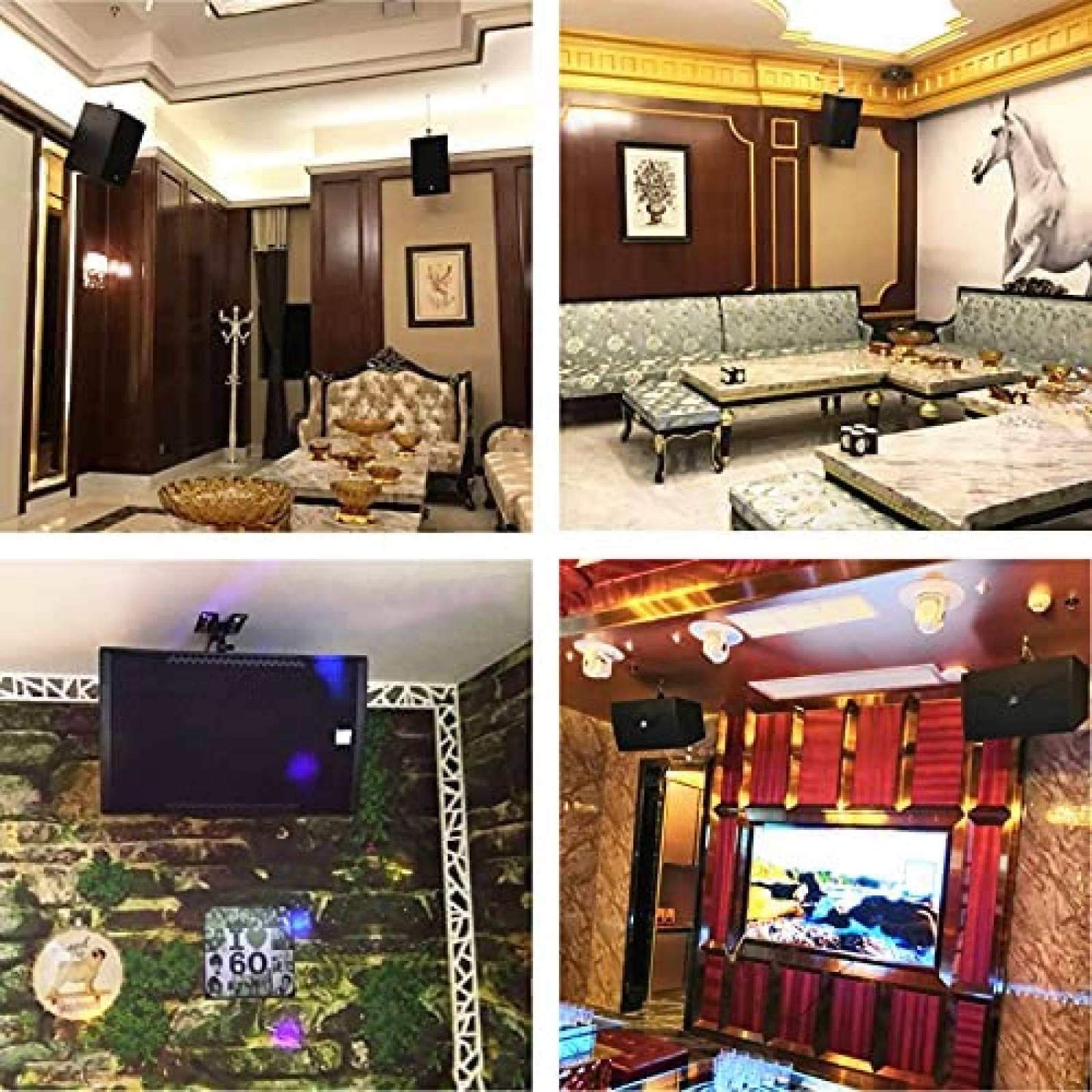 Soporte para Bocinas Howonder SPS-506D de 90 2 Pzs -Negro