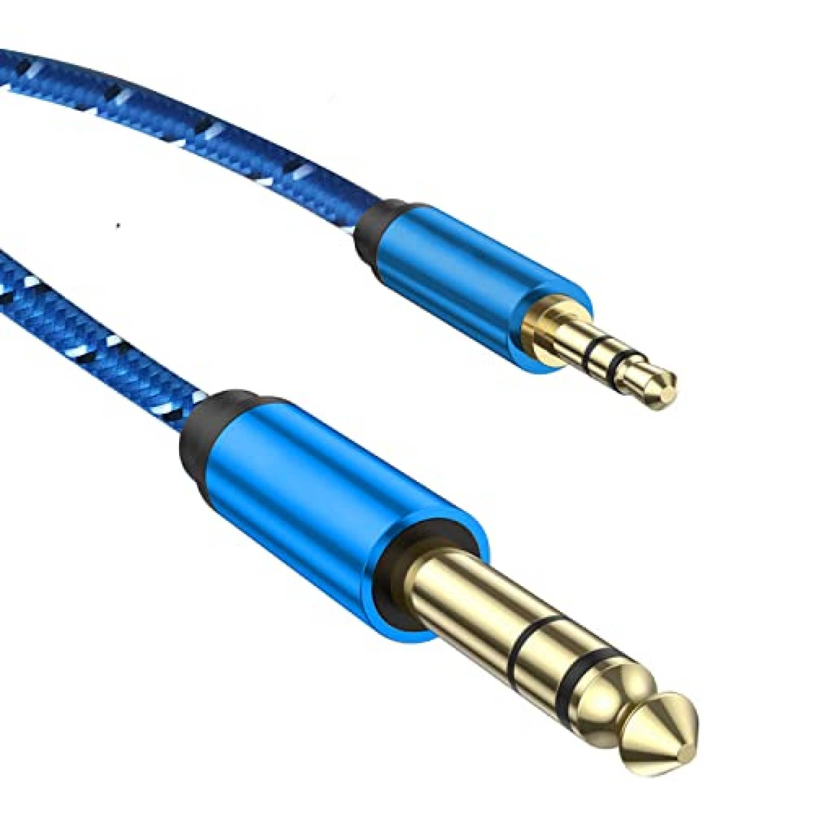 Cable de audio estereo WISYIFIL bidireccional TRS -Azul