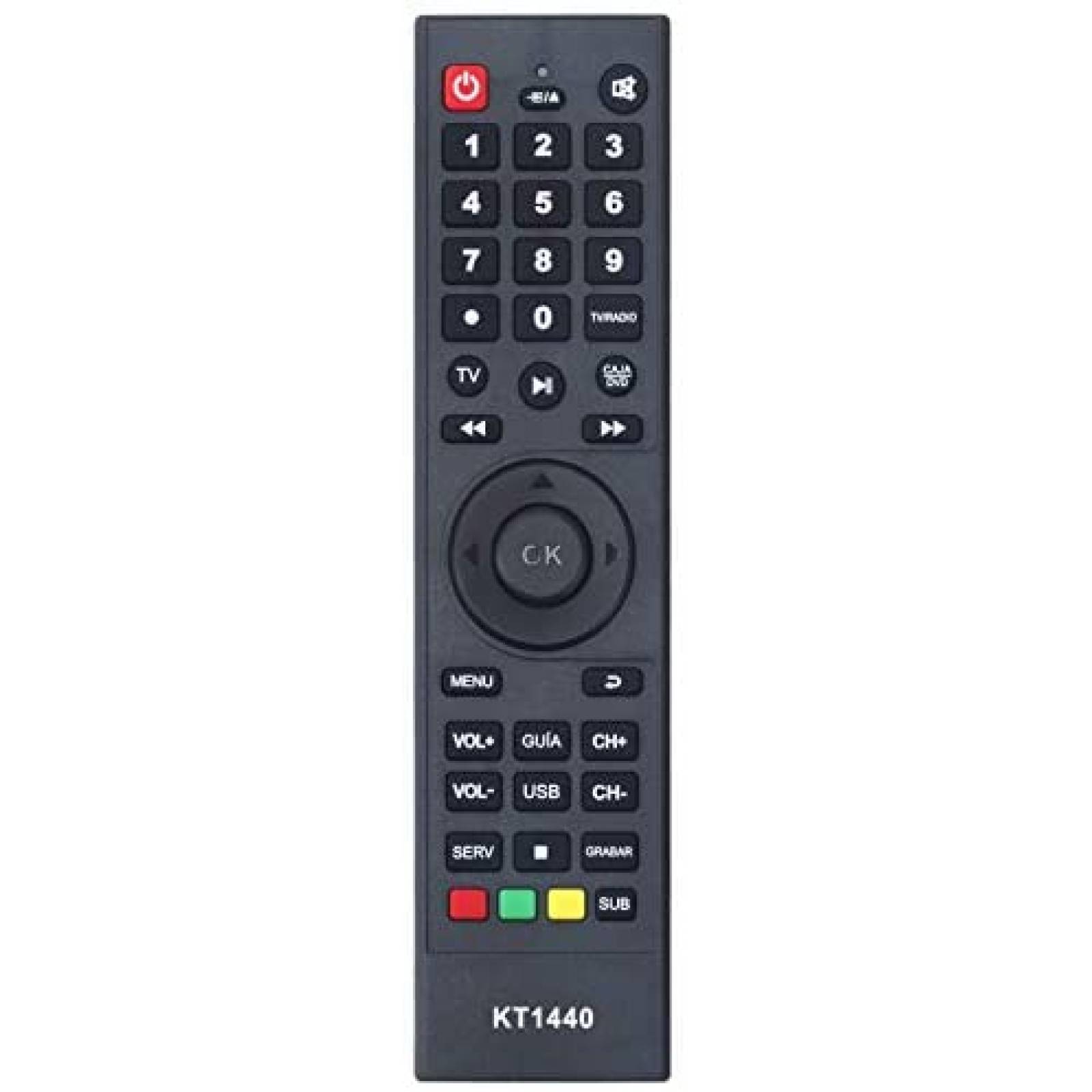 Control para Haier CRT ATEC ZdalaMit KT1440 -Negro