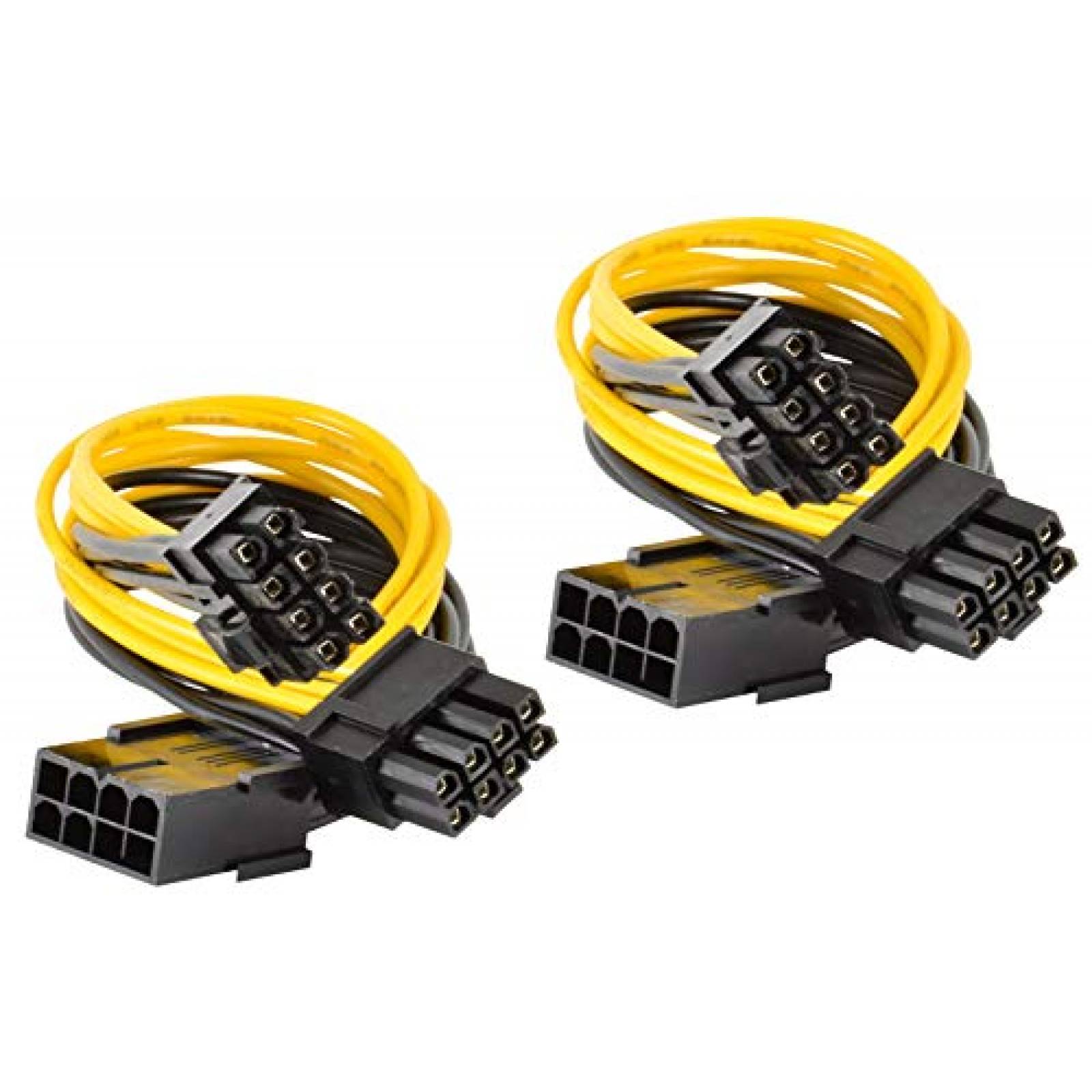 Cable Qaoquda 2 Pzs PCI Express 8 Pines a Doble PCIe