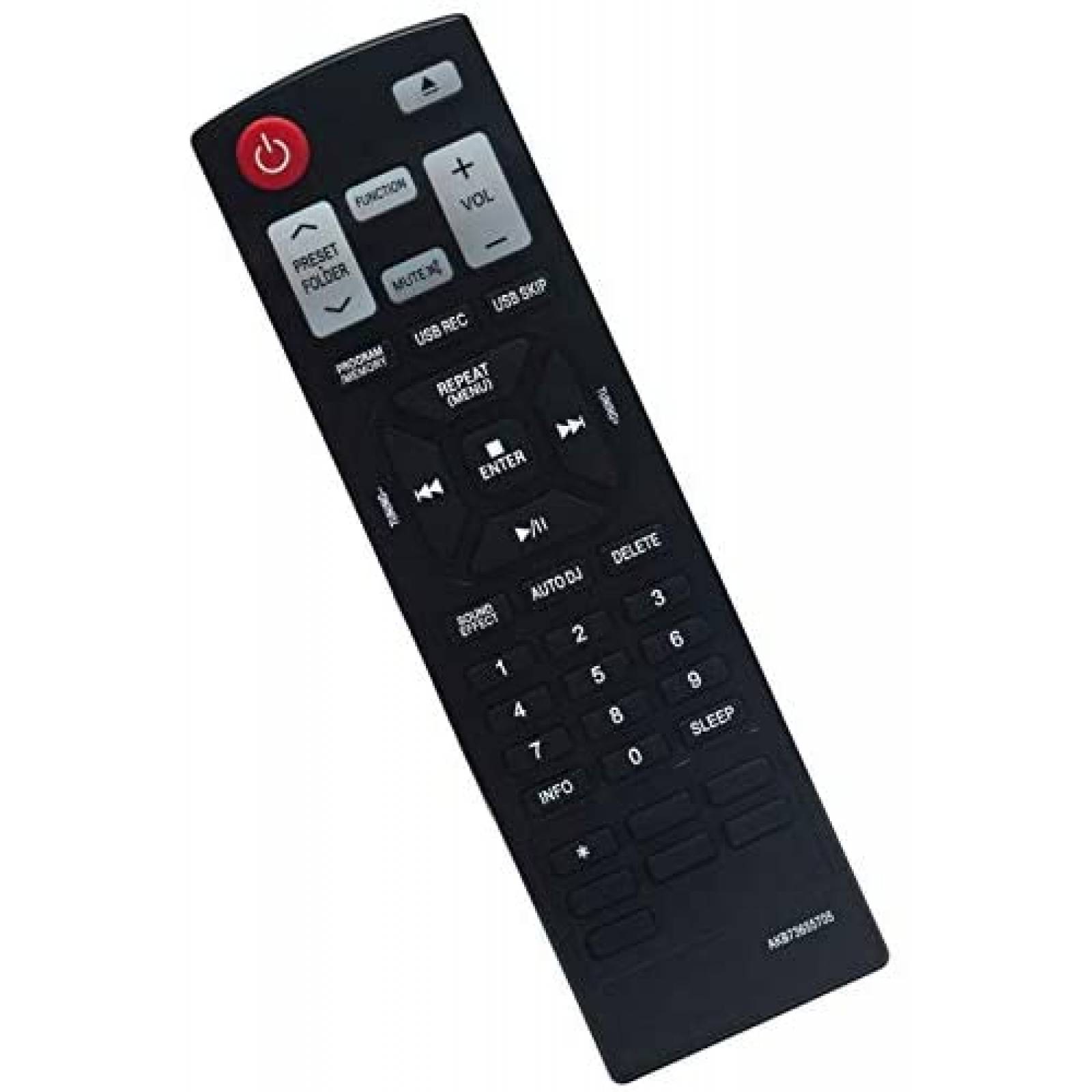 Control Remoto WINFLIKE para Sistema de Audio LG Home -Negro