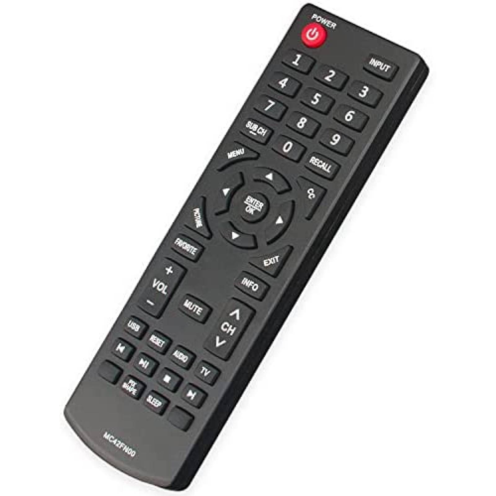 Control Remoto MC42FN00 para Samrt TV Sanyo -Negro