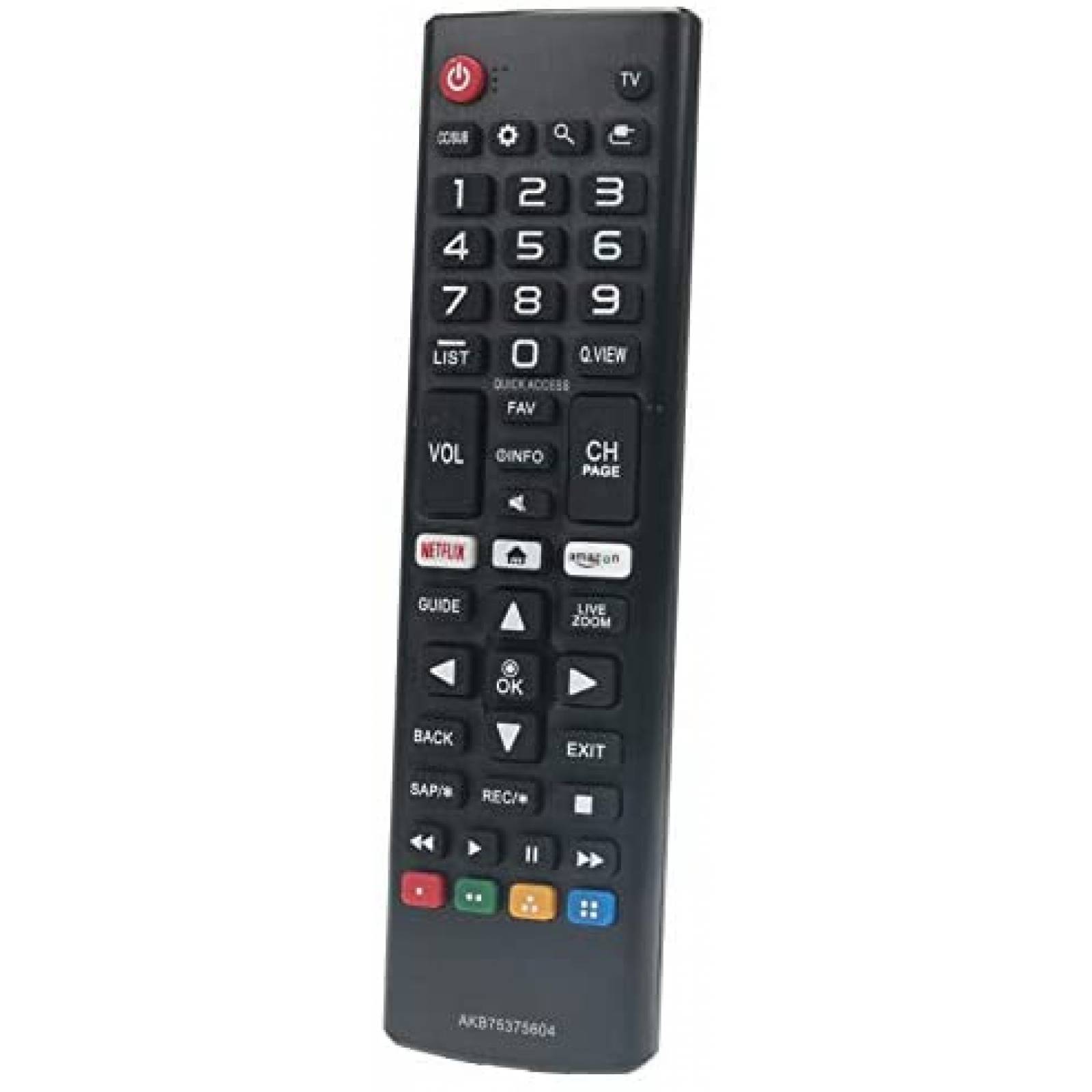 Control Remoto de TV PerFascin para LG Smart TV -Negro