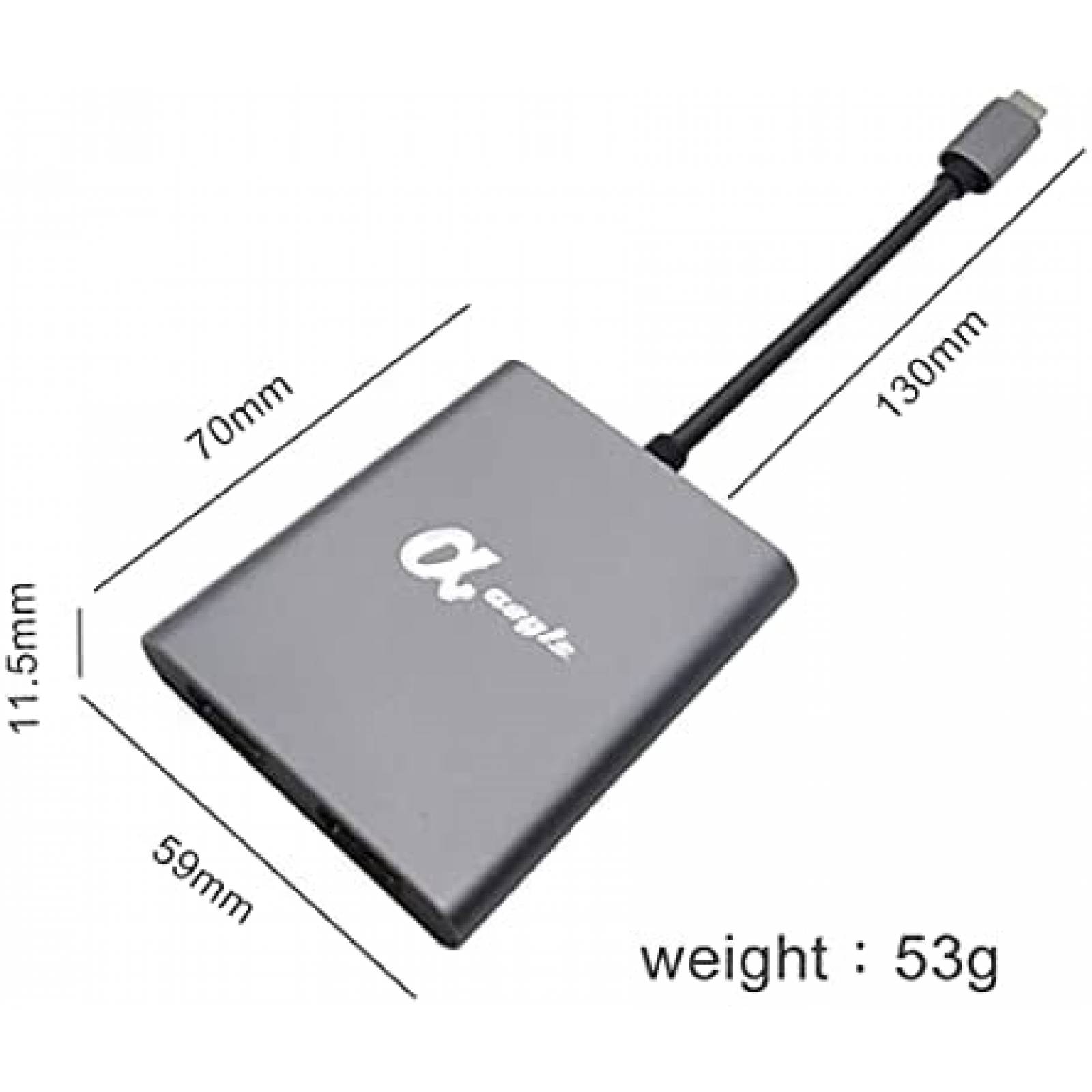 Multi Video aegis SPP-USBC-1000 USB-C a 2 puertos HDMI 2.0