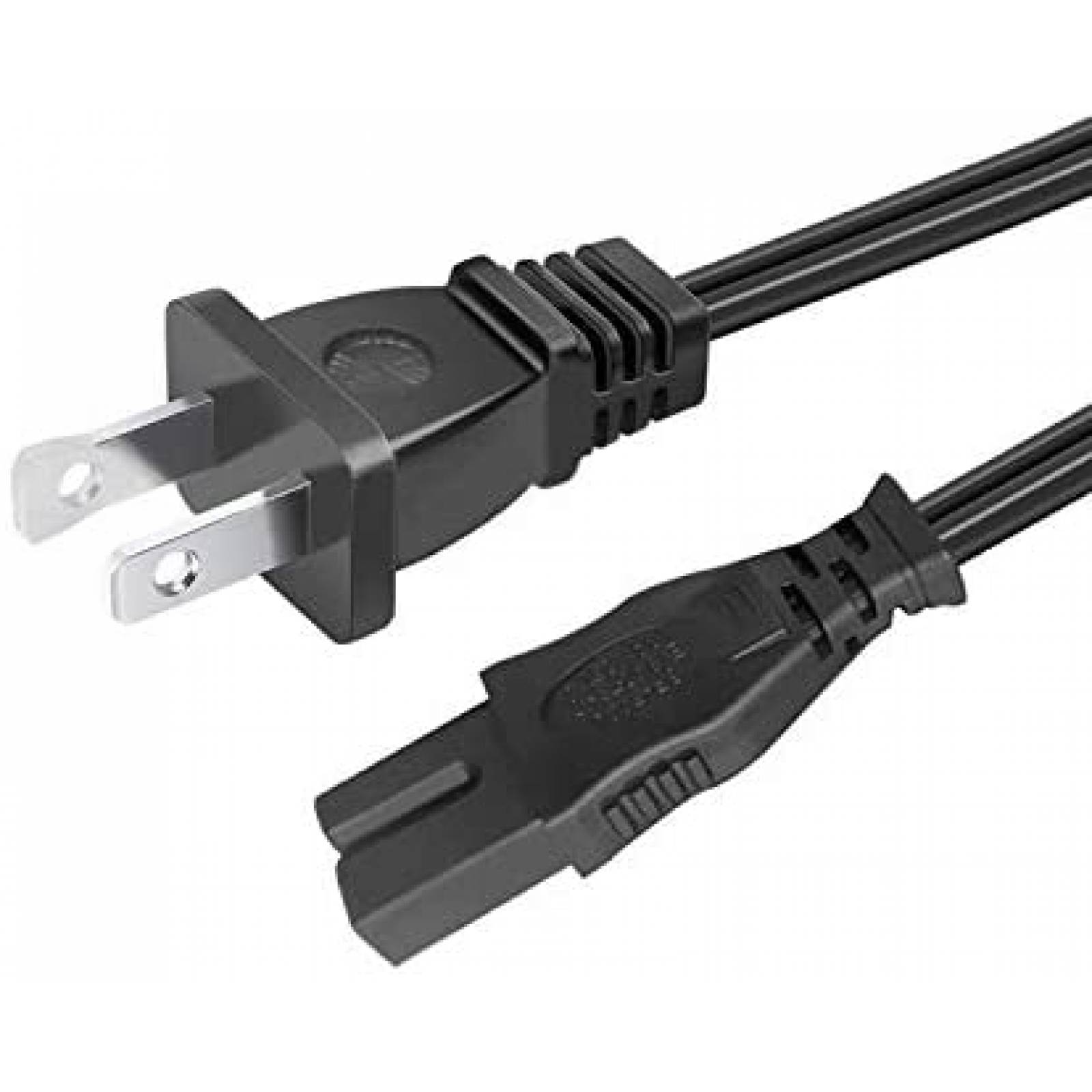 Cable de poder para television Vizio Trospow 8.2ft -Negro