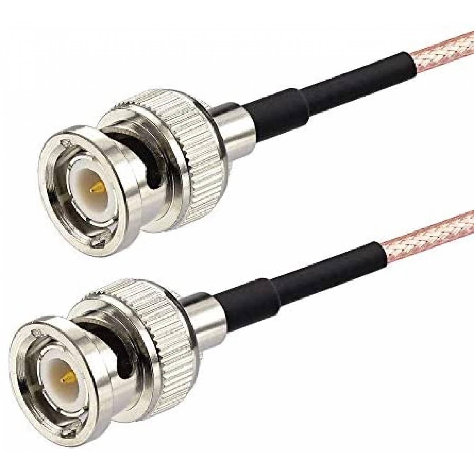 Paquete Cable Coaxial Superbat 1pzas 1ft Macho a Macho -Rosa