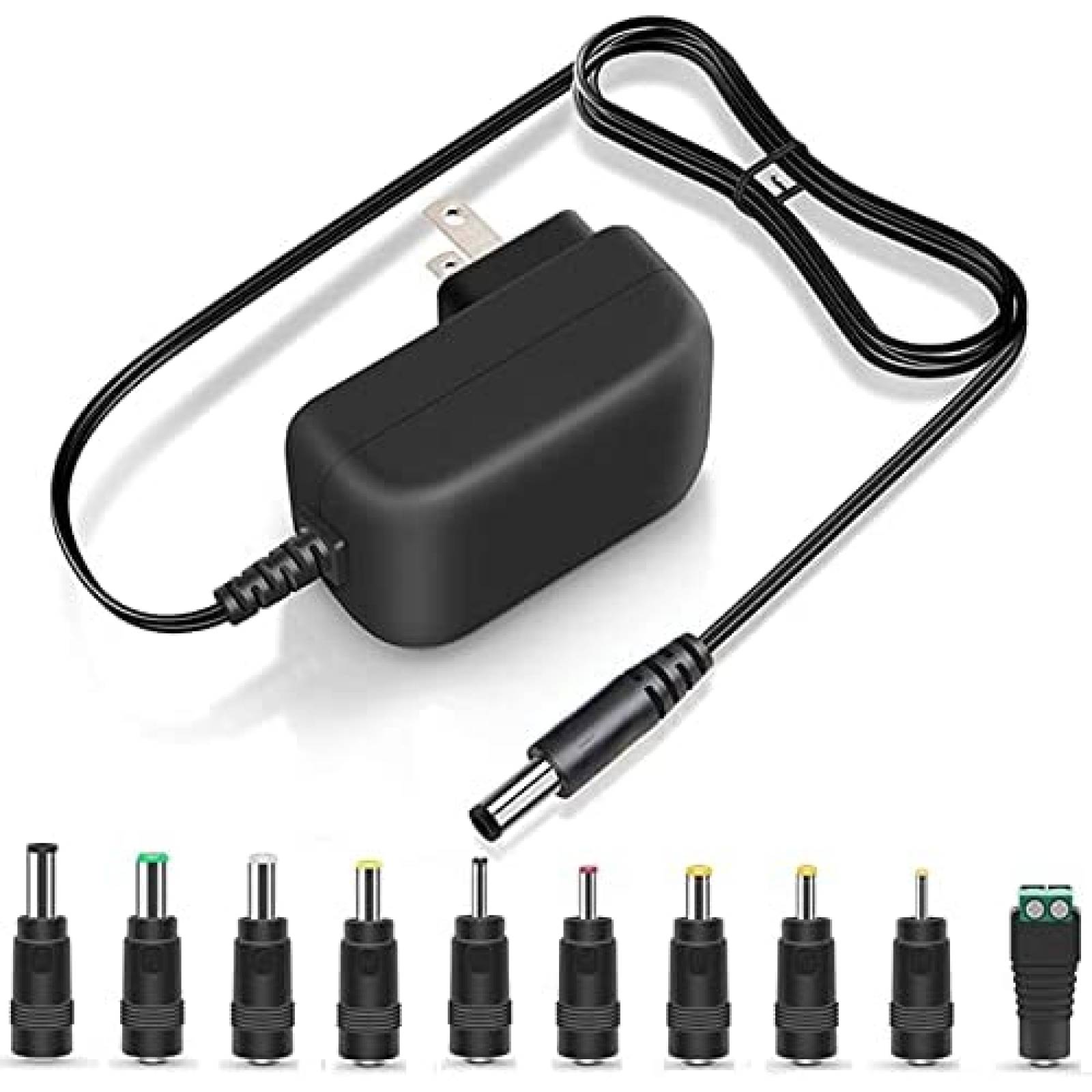 Cargador PERFEIDY Universal de 3 Voltios 6 ft -negro