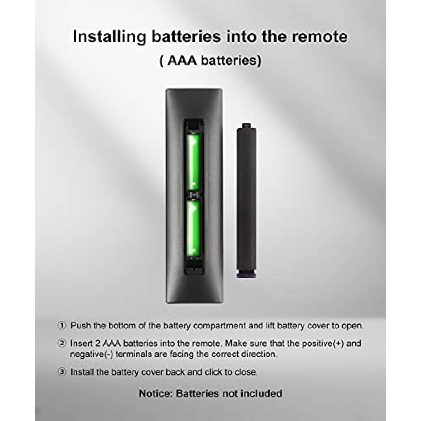 Control Remoto Vtinvan para VIZIO D-Series Smart TV -Negro