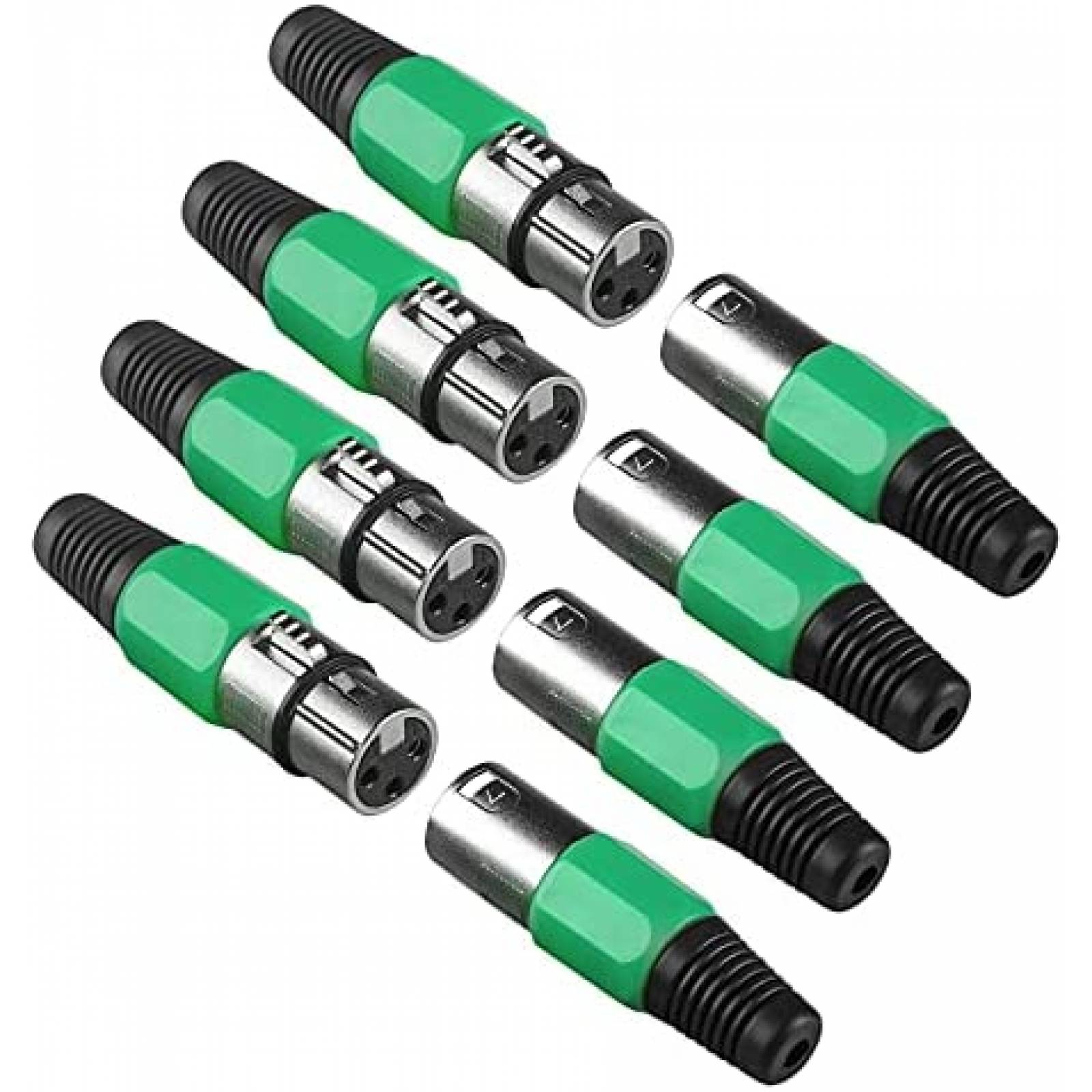 Conector Plug MAD OWL 3 pines Microfono Audio Mic -Verde